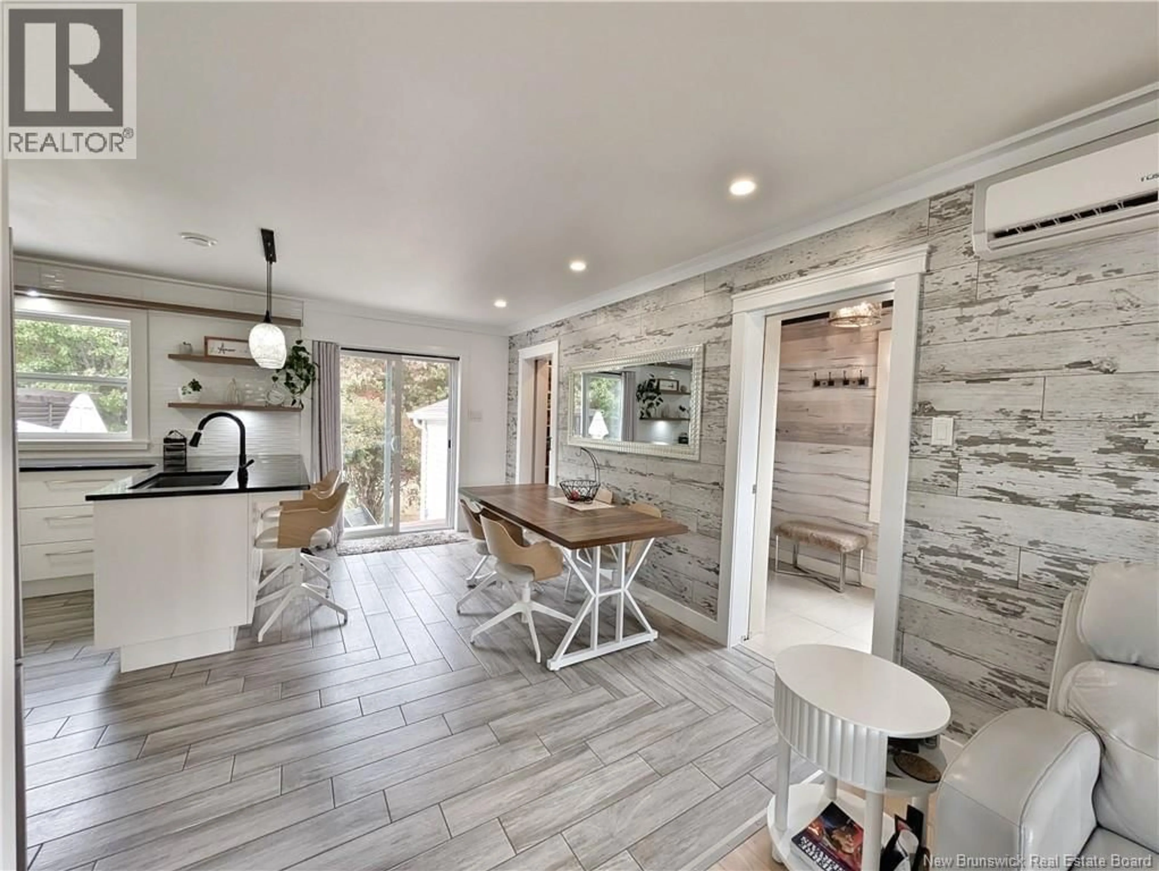 Open concept kitchen, ceramic/tile floor for 4198 RUE ROBINSON, Tracadie New Brunswick E1X1C1