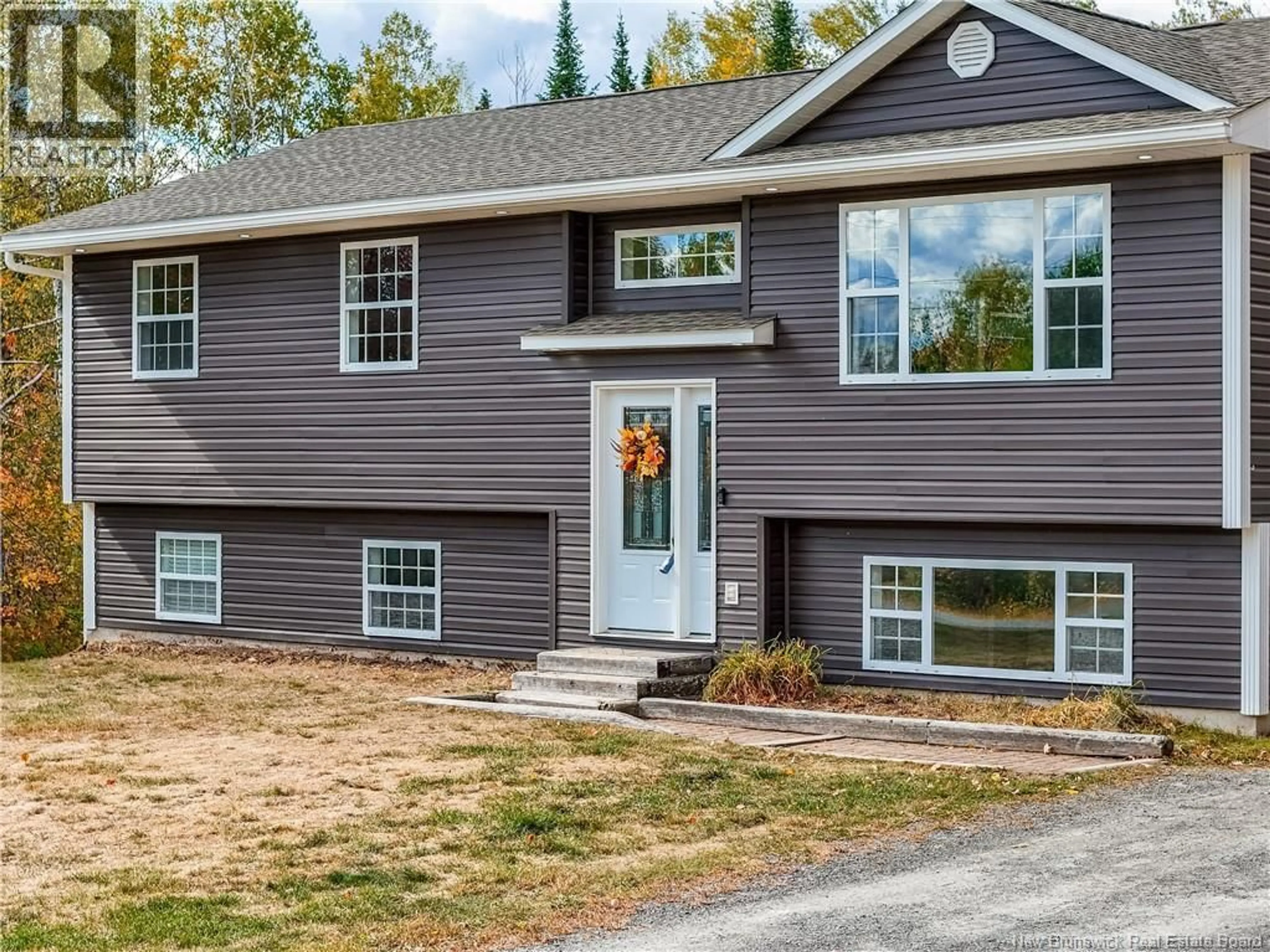 Home with vinyl exterior material, street for 96 JOE KING DRIVE, Mazerolle Settlement New Brunswick E3E1Z2