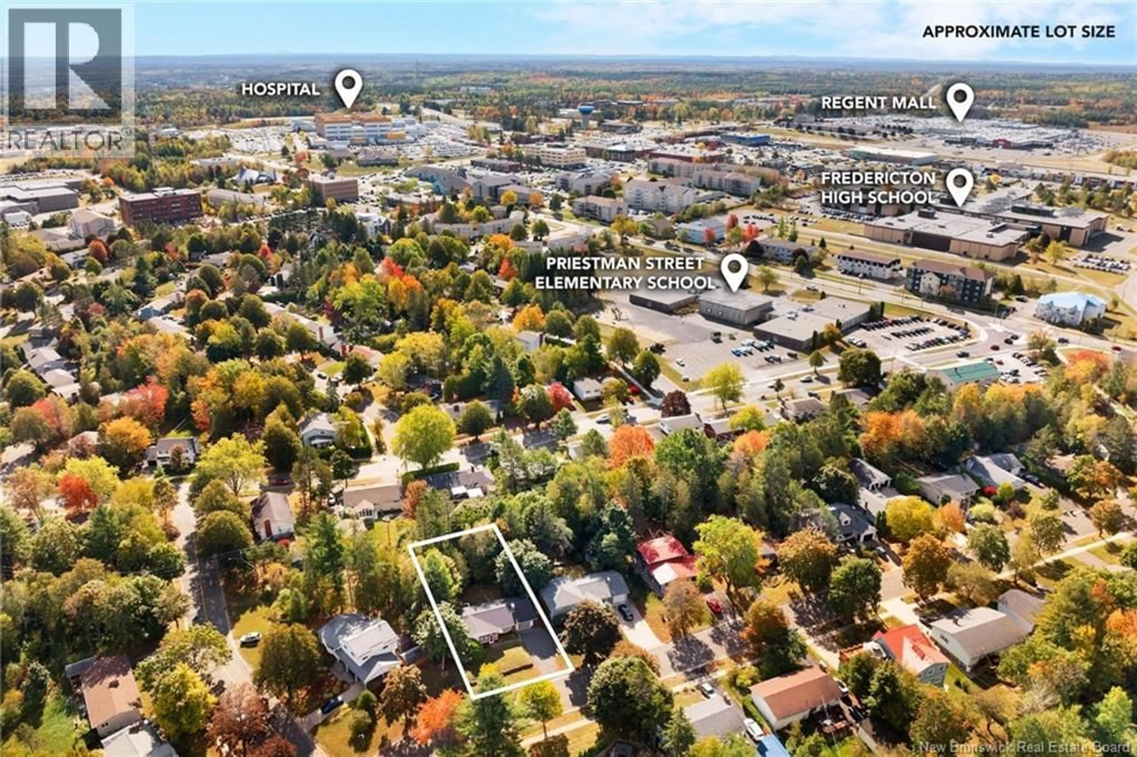 A pic from outside/outdoor area/front of a property/back of a property/a pic from drone, street for 330 WILLINGDON STREET, Fredericton New Brunswick E3B3A5