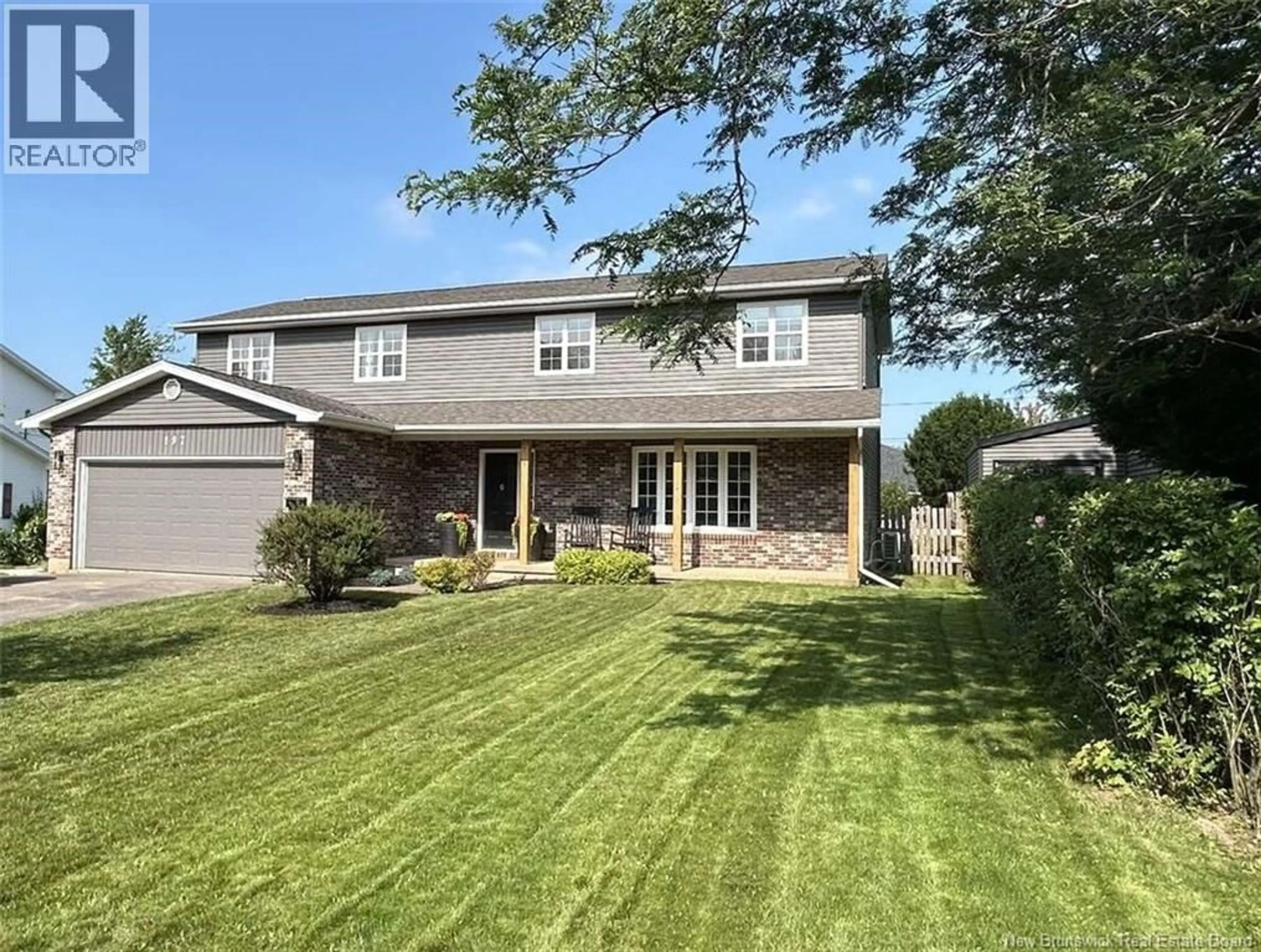 Home with vinyl exterior material, street for 197 CENTENNIAL DRIVE, Moncton New Brunswick E1E3W9