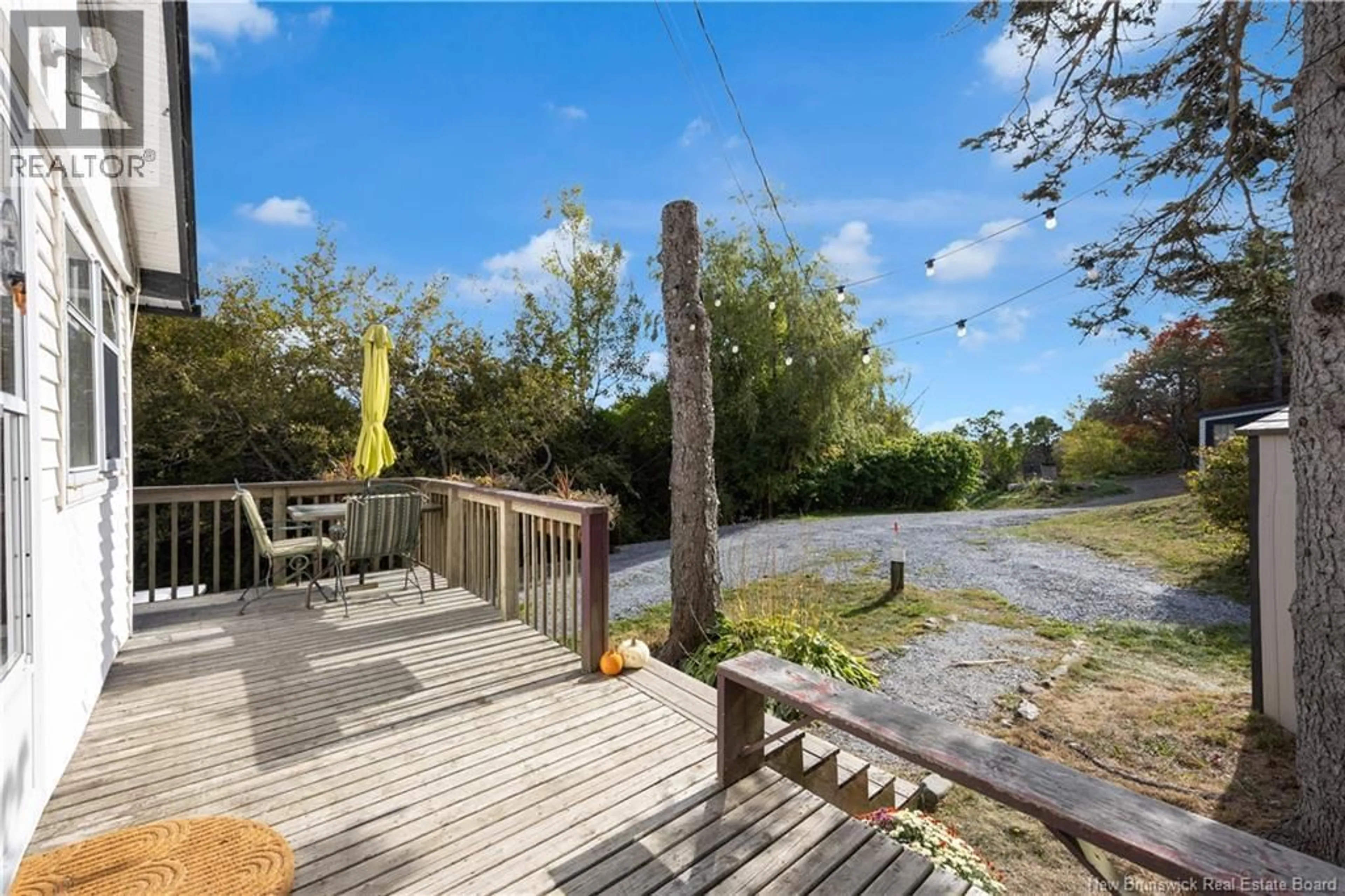 Patio, water/lake/river/ocean view for 1 CLIFTON WHARF ROAD, Clifton Royal New Brunswick E5S2B5