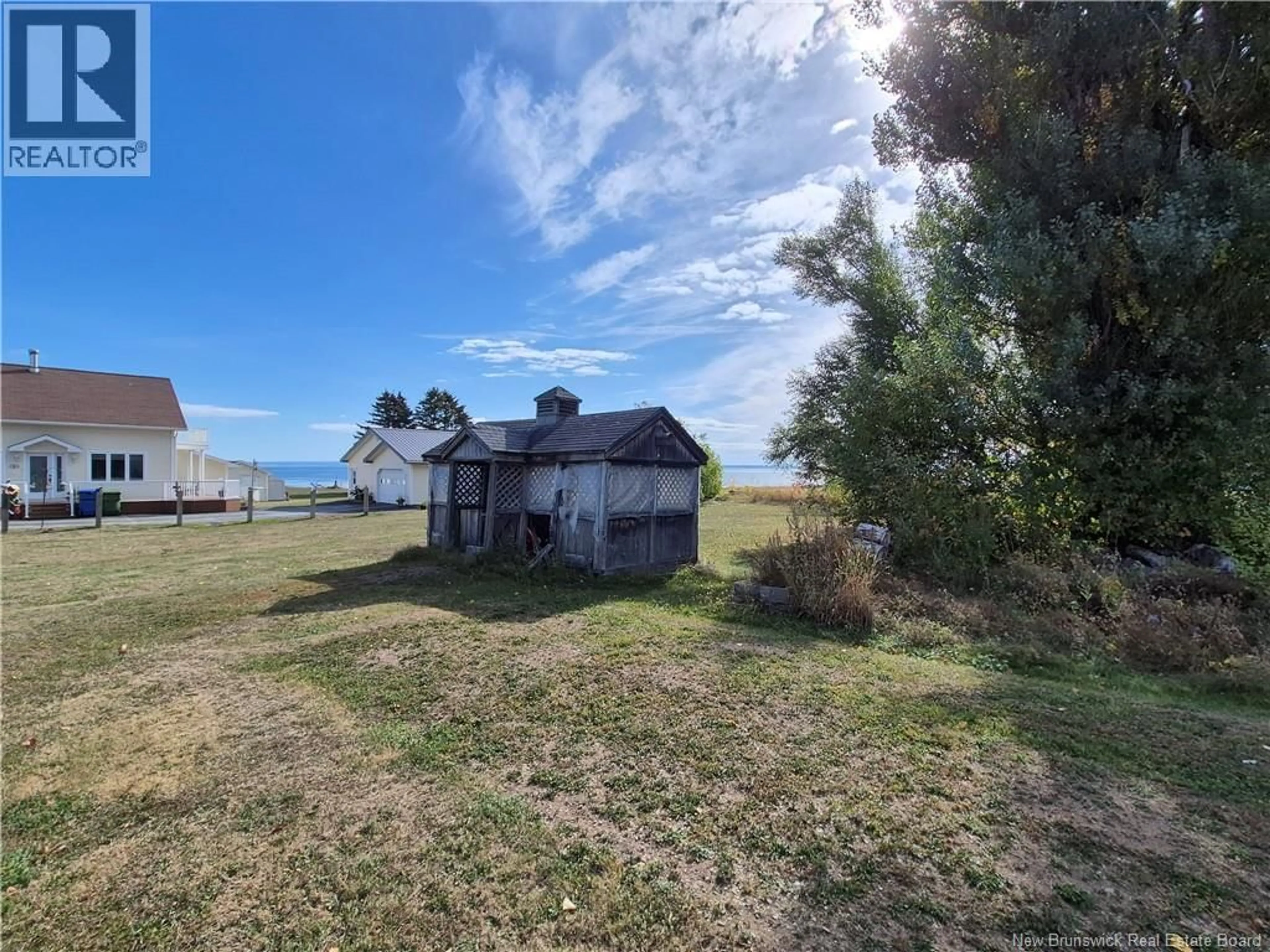 A pic from outside/outdoor area/front of a property/back of a property/a pic from drone, water/lake/river/ocean view for 1109 ROUTE 134, Petit-Rocher-Sud New Brunswick E8J1C4
