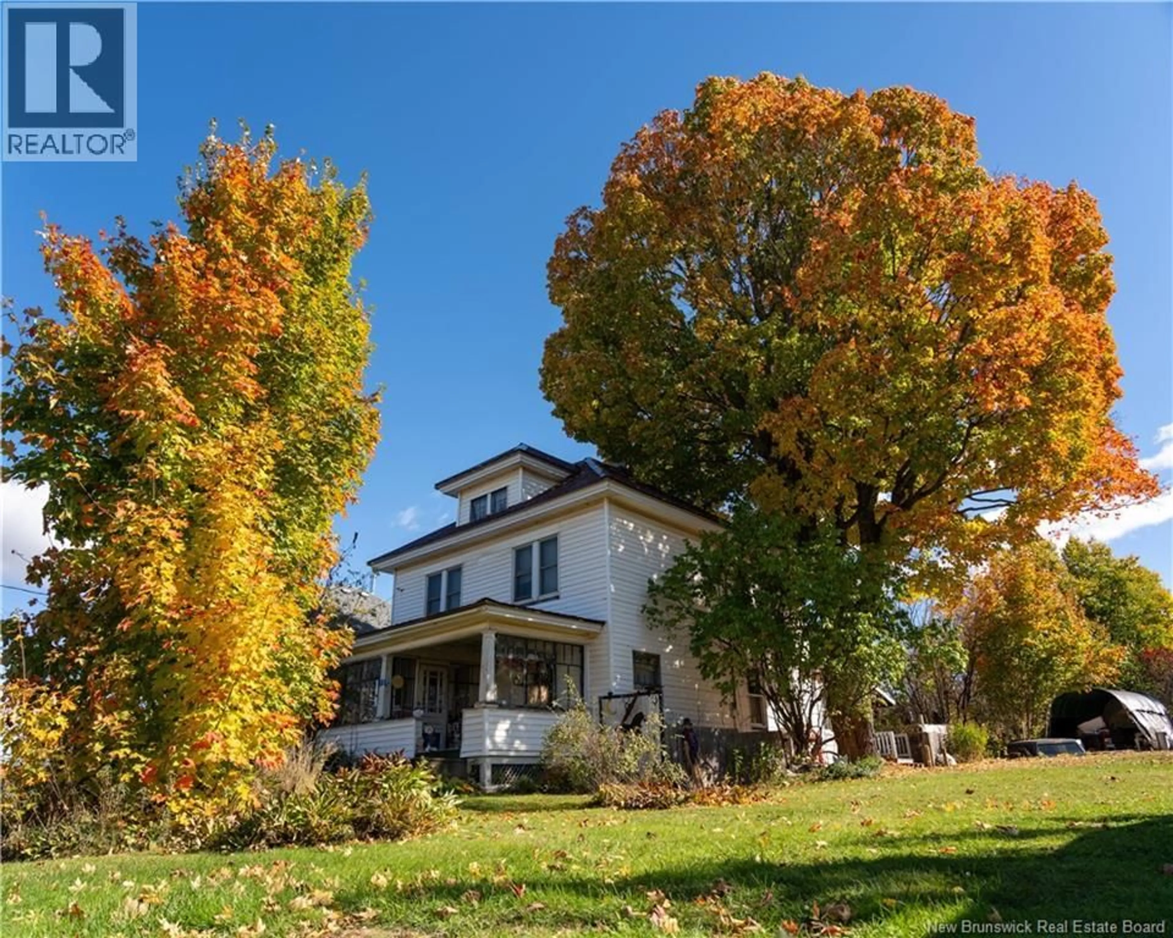 A pic from outside/outdoor area/front of a property/back of a property/a pic from drone, street for 187 MAIN STREET, Chipman New Brunswick E4A1X7