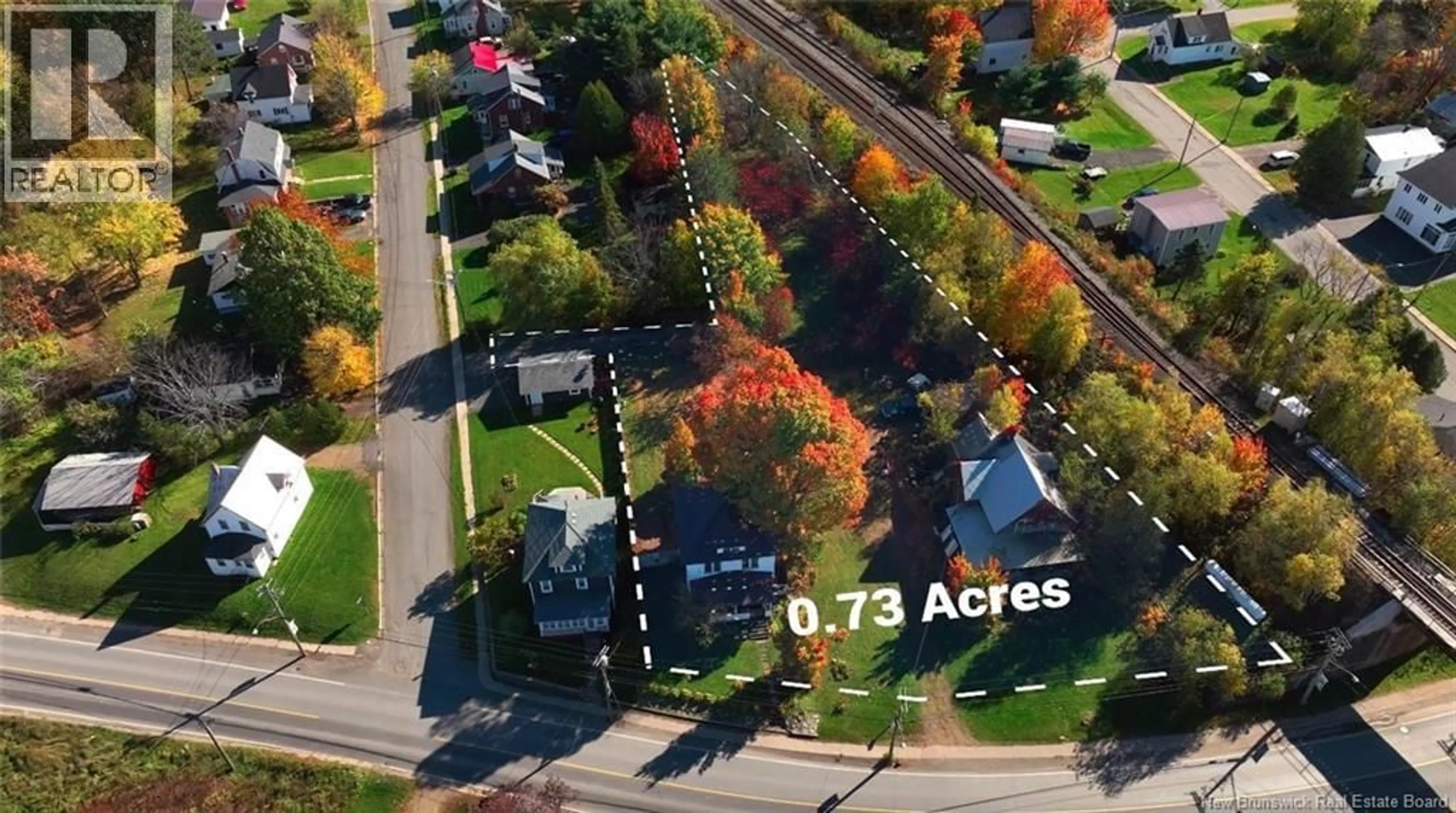 A pic from outside/outdoor area/front of a property/back of a property/a pic from drone, street for 187 MAIN STREET, Chipman New Brunswick E4A1X7