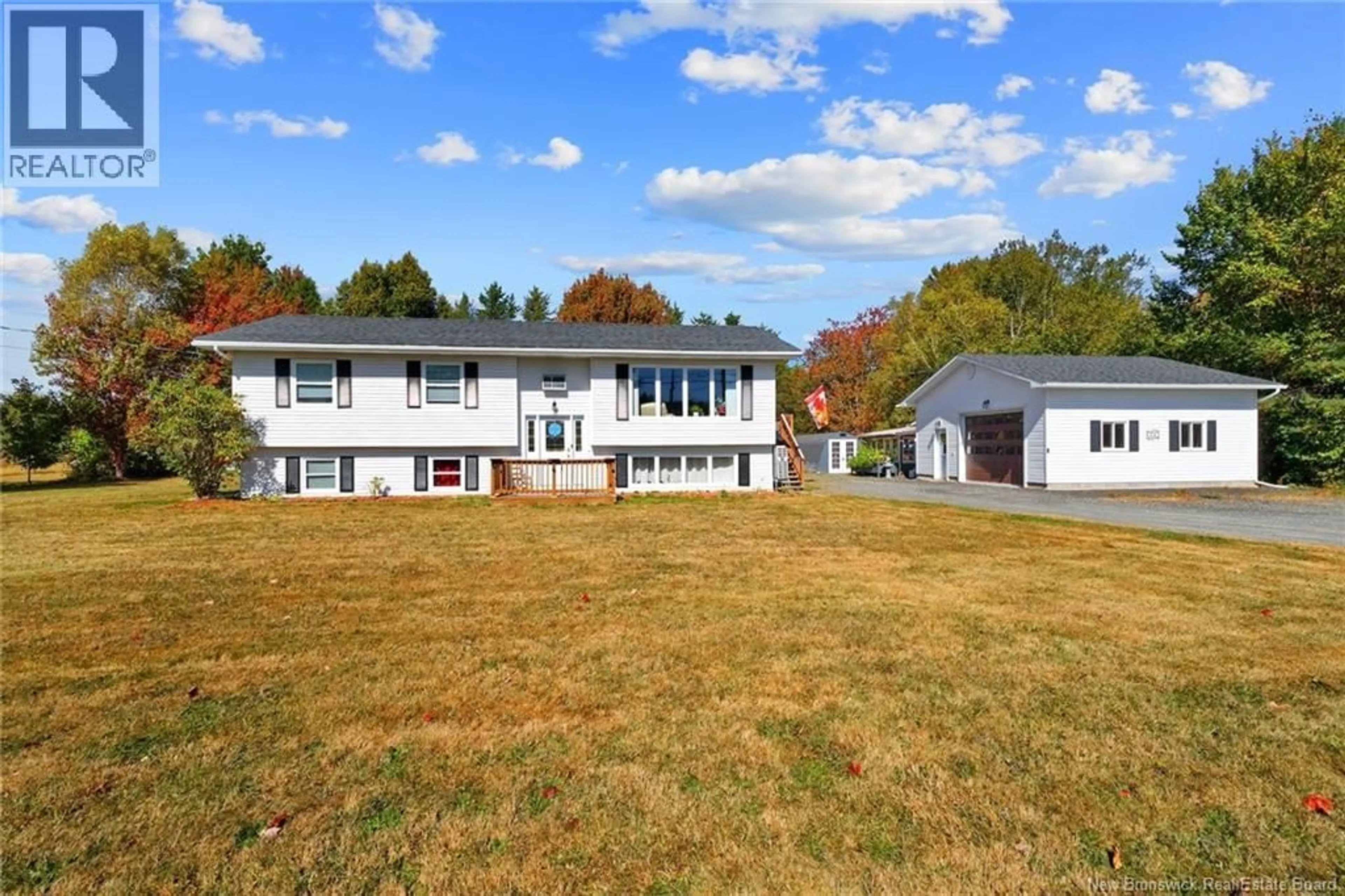 A pic from outside/outdoor area/front of a property/back of a property/a pic from drone, unknown for 4343 ROUTE 10, New Zion New Brunswick E4B1A7