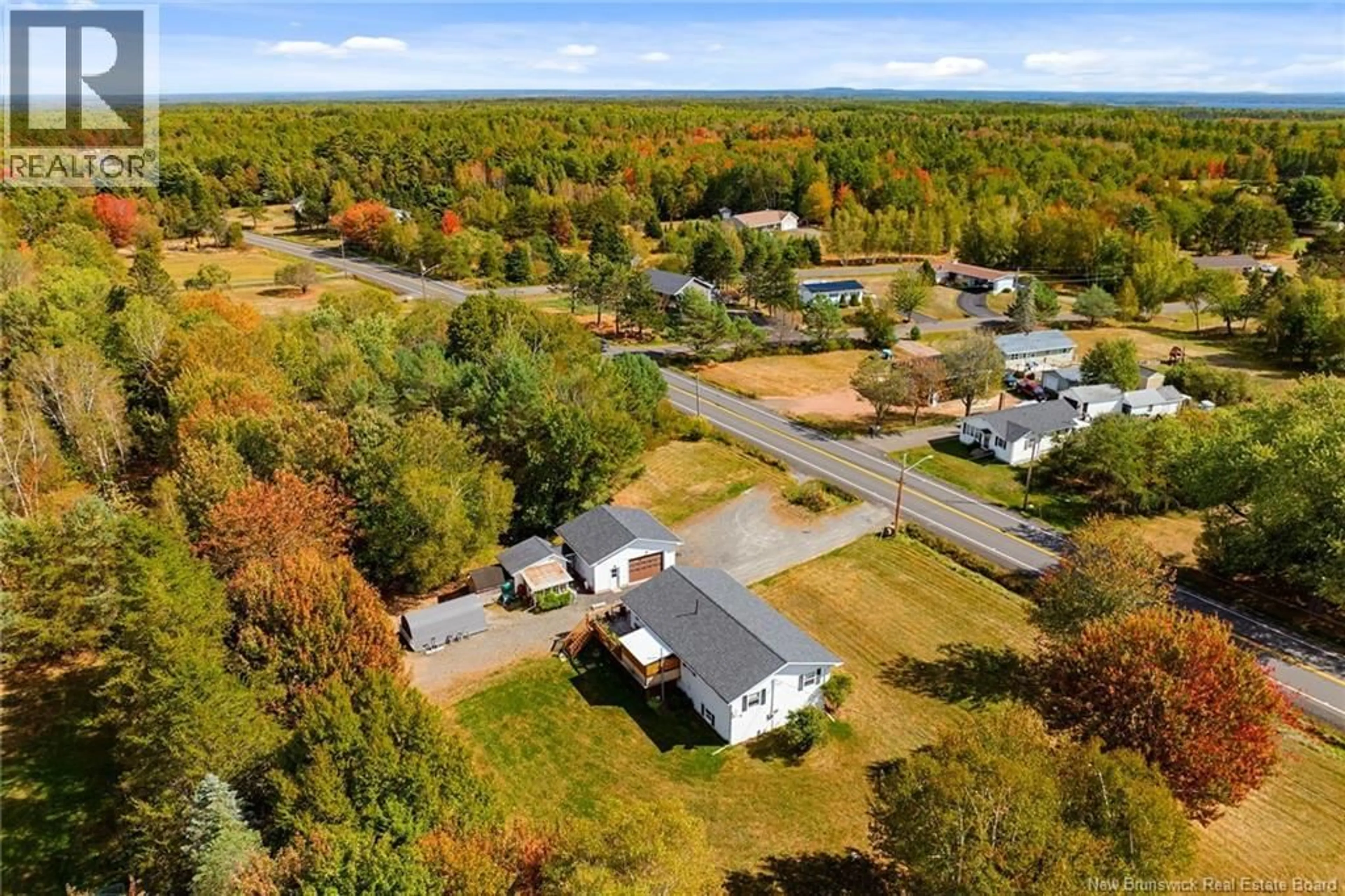 A pic from outside/outdoor area/front of a property/back of a property/a pic from drone, unknown for 4343 ROUTE 10, New Zion New Brunswick E4B1A7