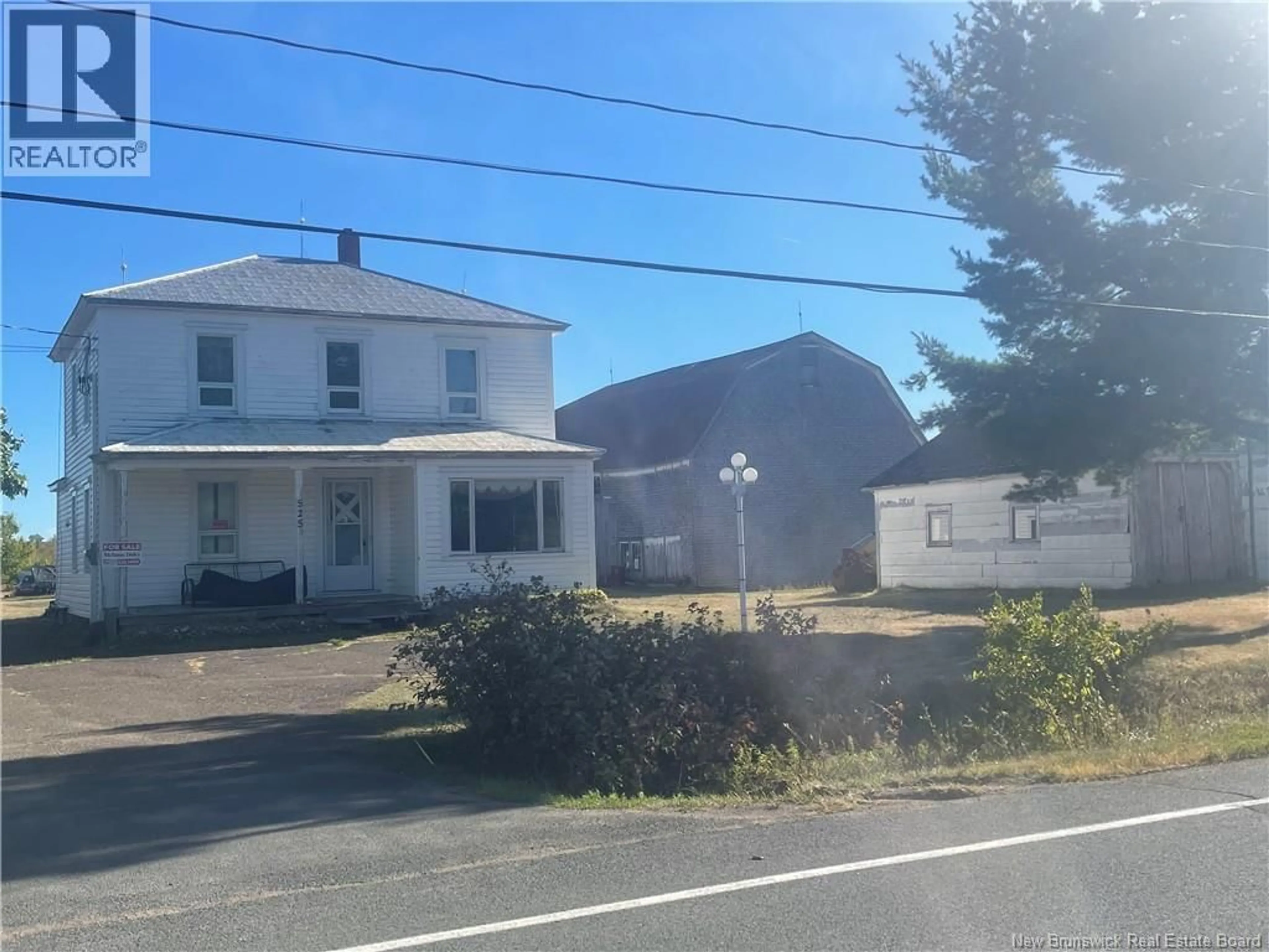 A pic from outside/outdoor area/front of a property/back of a property/a pic from drone, street for 525 TILLEY ROAD, Tilley Road New Brunswick E8M1R9