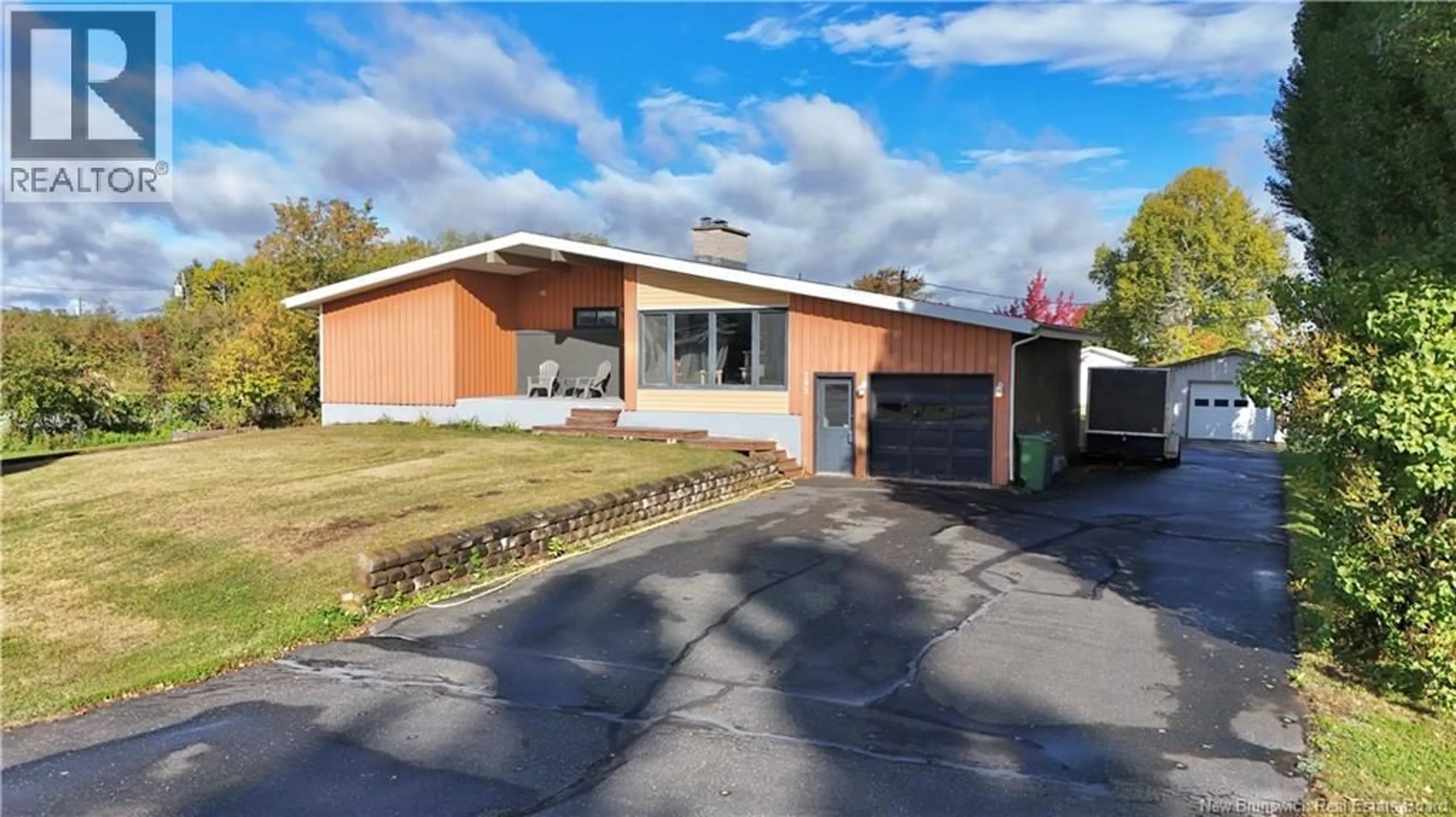 Home with brick exterior material, street for 262 JASMINE, Beresford New Brunswick E8K1M4