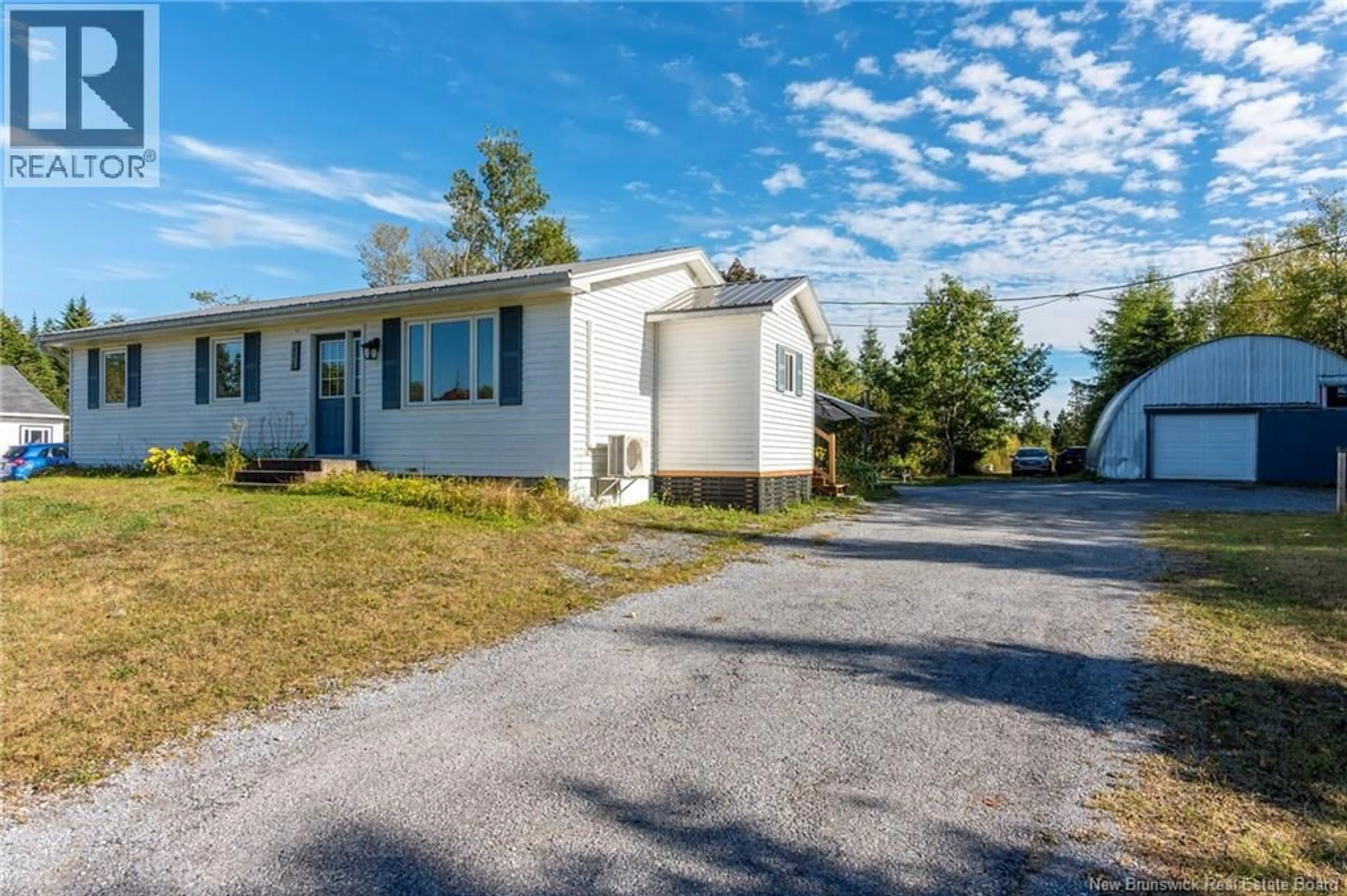 A pic from outside/outdoor area/front of a property/back of a property/a pic from drone, water/lake/river/ocean view for 2326 LOCH LOMOND ROAD, Saint John New Brunswick E2N1A4