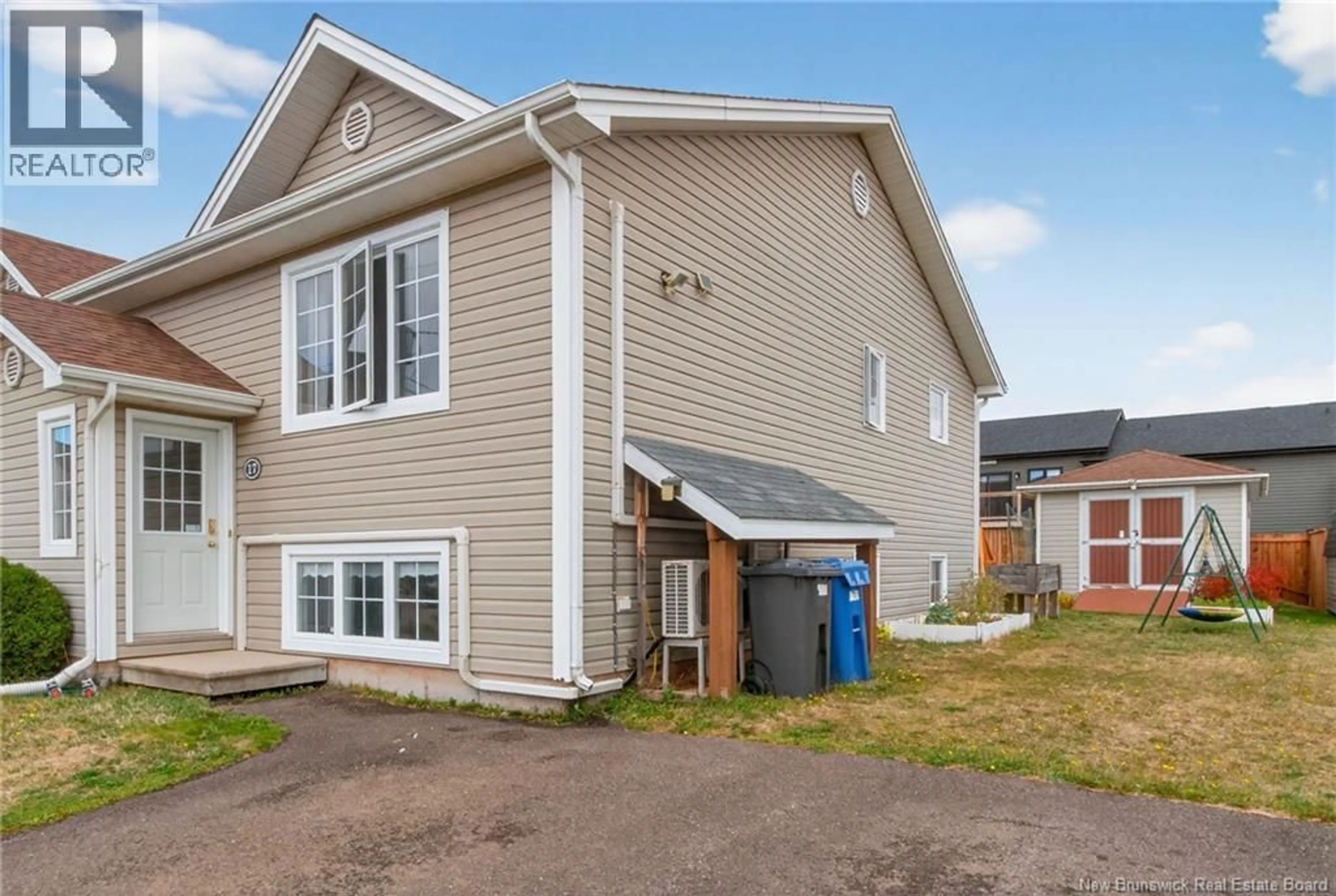 Home with vinyl exterior material, building for 17 DANUBE COURT, Dieppe New Brunswick E1A8G6