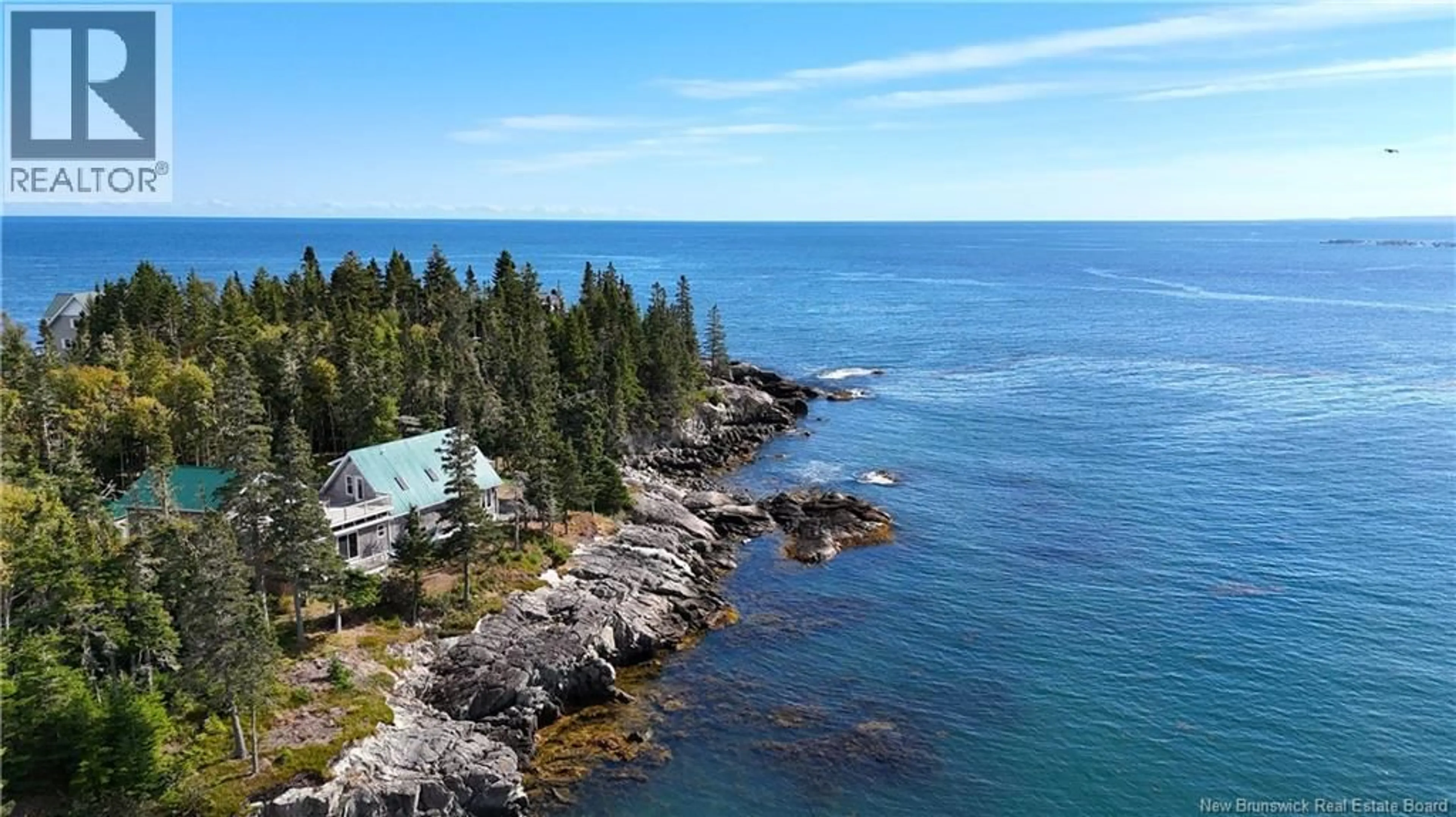 A pic from outside/outdoor area/front of a property/back of a property/a pic from drone, water/lake/river/ocean view for 82 HOLLAND ROAD, Seeleys Cove New Brunswick H4A2R7