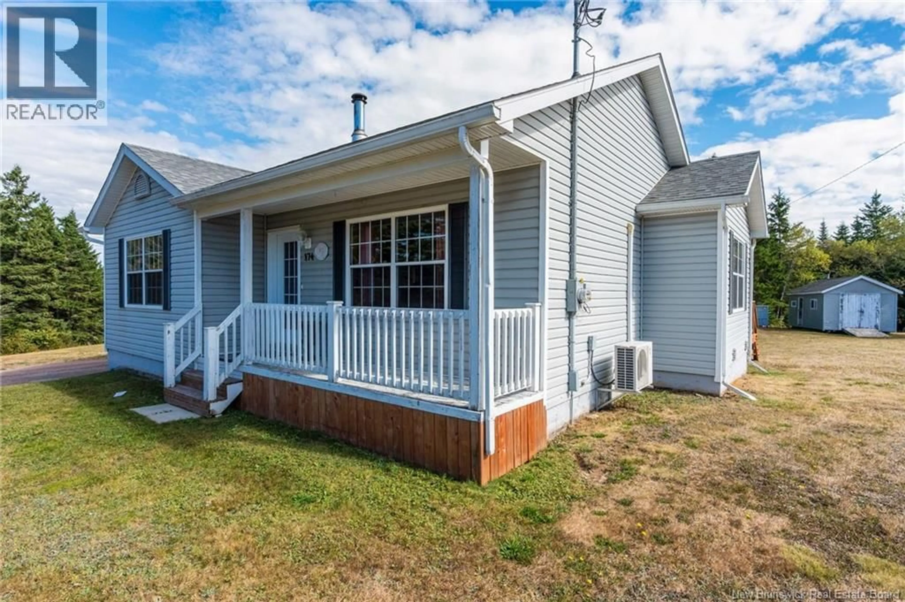 Home with vinyl exterior material, street for 174 BRITISH SETTLEMENT ROAD, British Settlement New Brunswick E4L2G3
