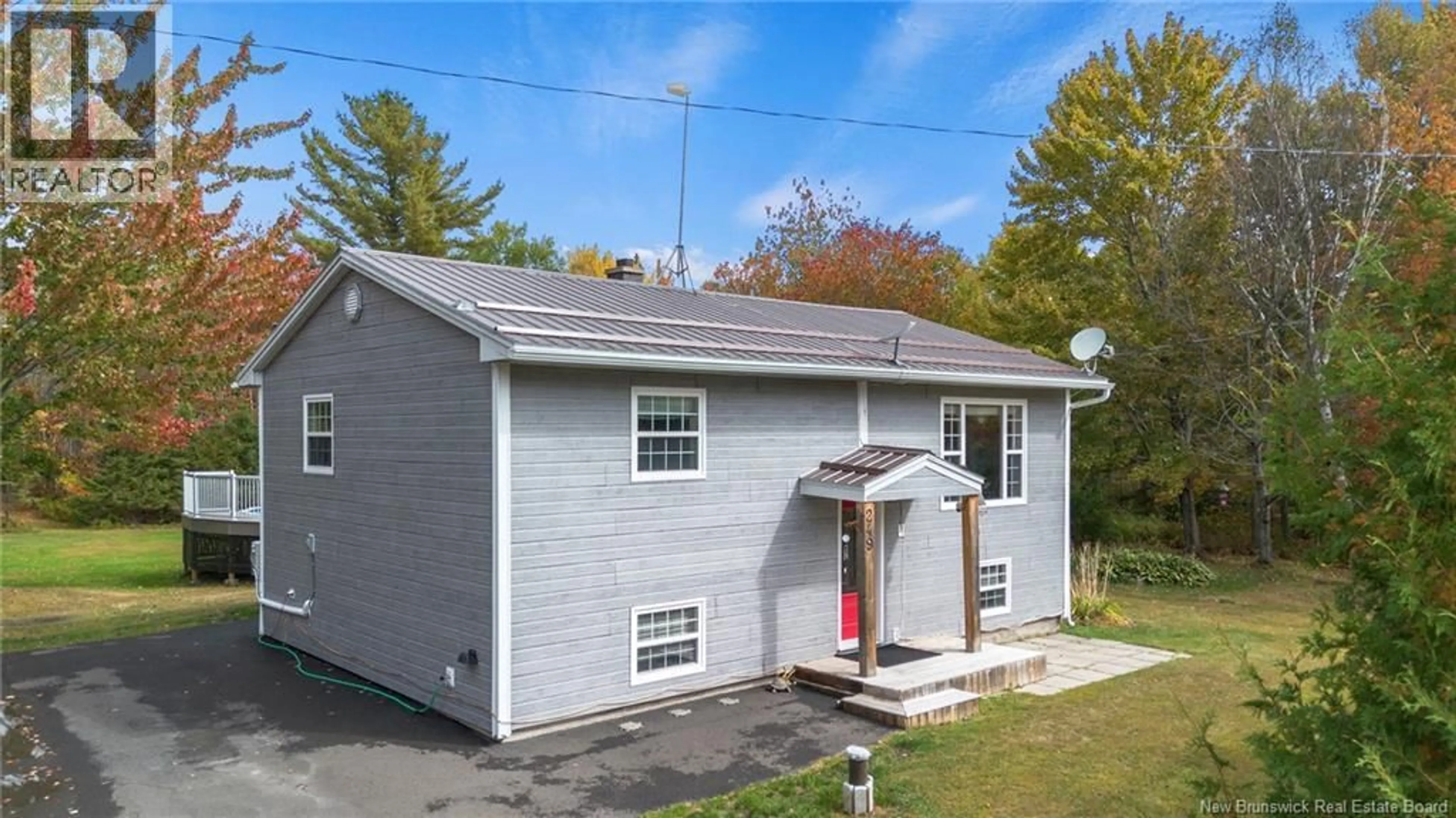 A pic from outside/outdoor area/front of a property/back of a property/a pic from drone, street for 249 EVANS ROAD, Minto New Brunswick E4B2S2