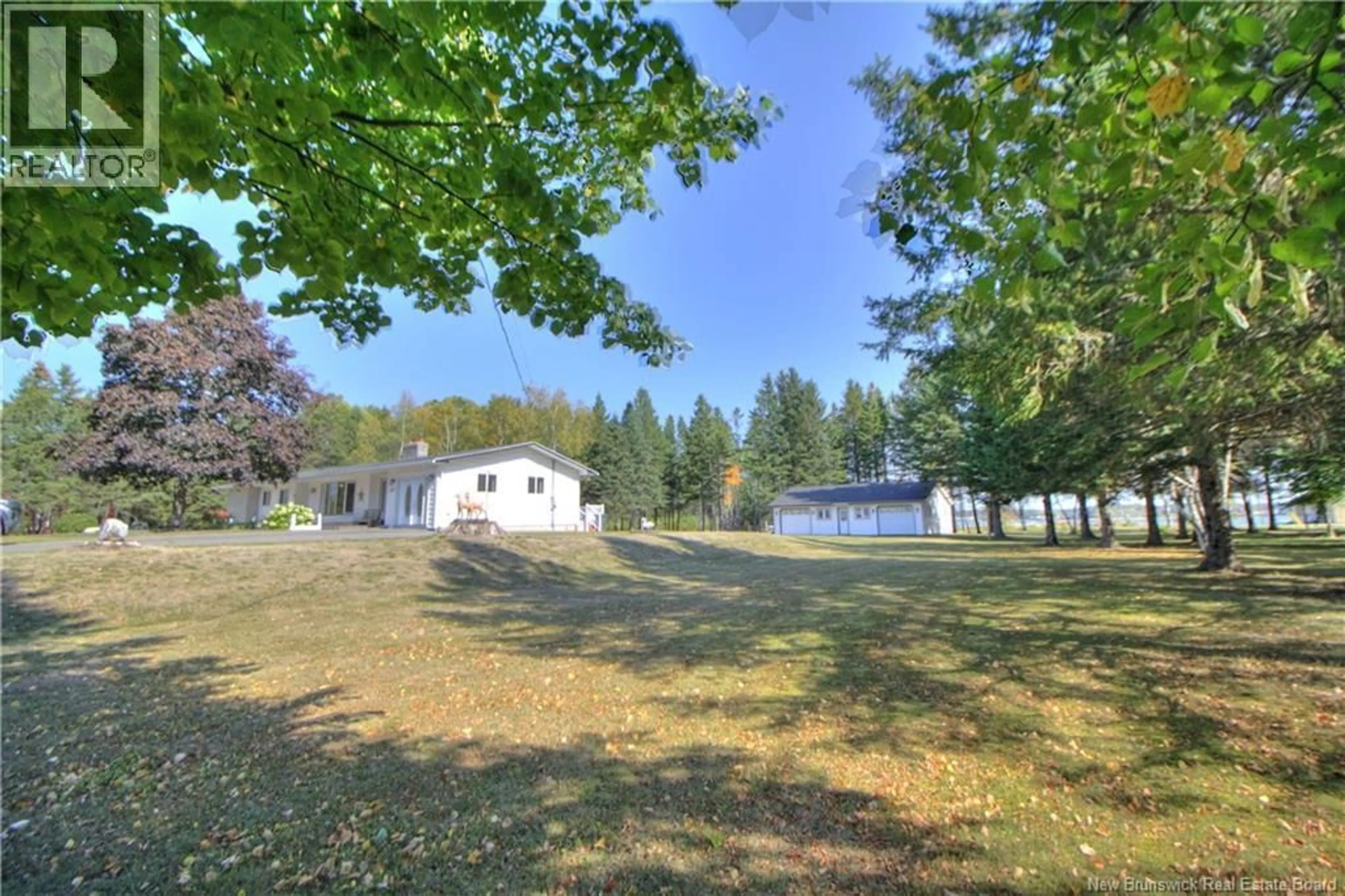 A pic from outside/outdoor area/front of a property/back of a property/a pic from drone, water/lake/river/ocean view for 61 MAIN STREET, Rexton New Brunswick E4W1Z8
