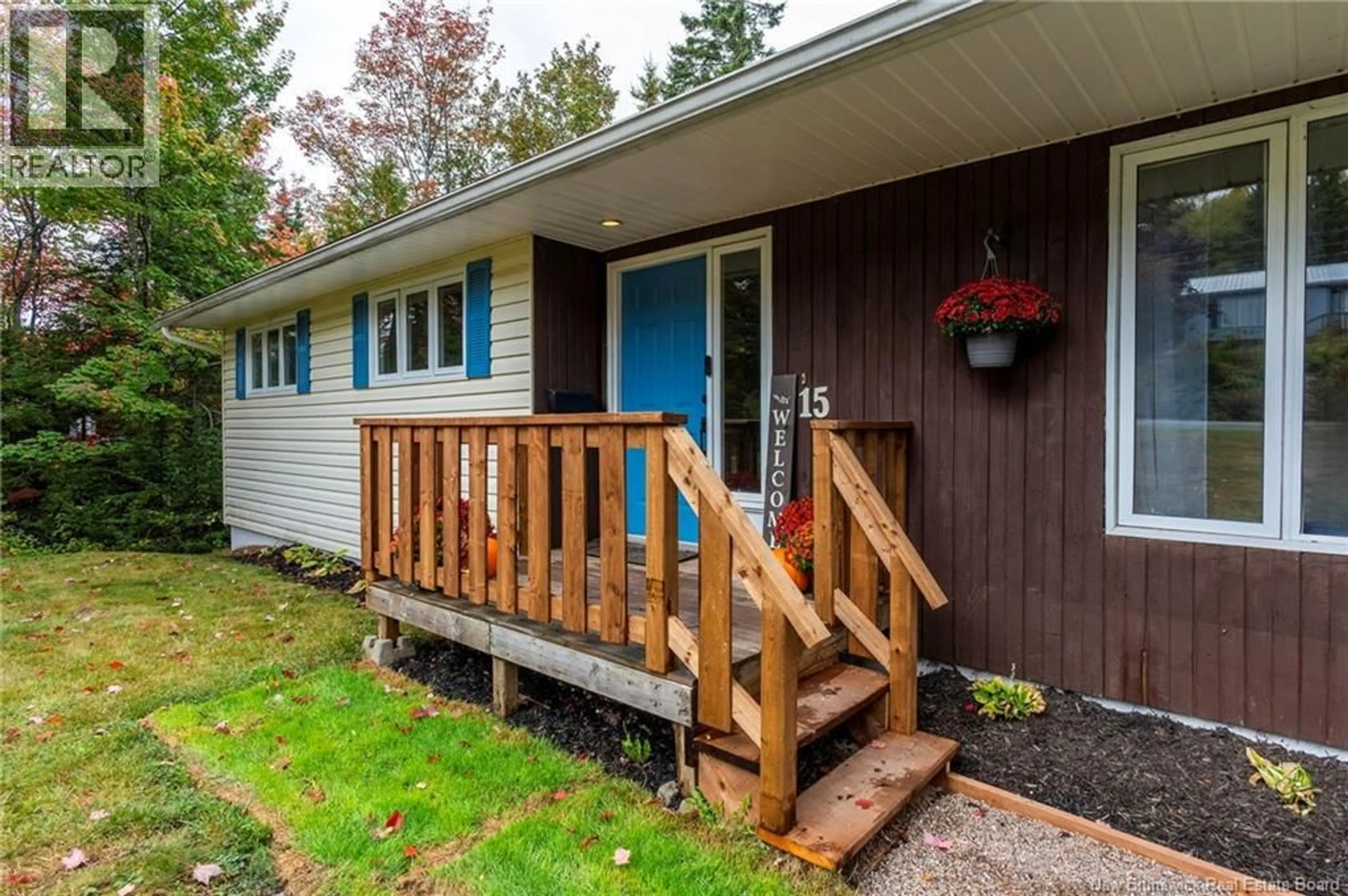 Home with vinyl exterior material, street for 15 MORRISON ROAD, Saint John New Brunswick E2N1G8