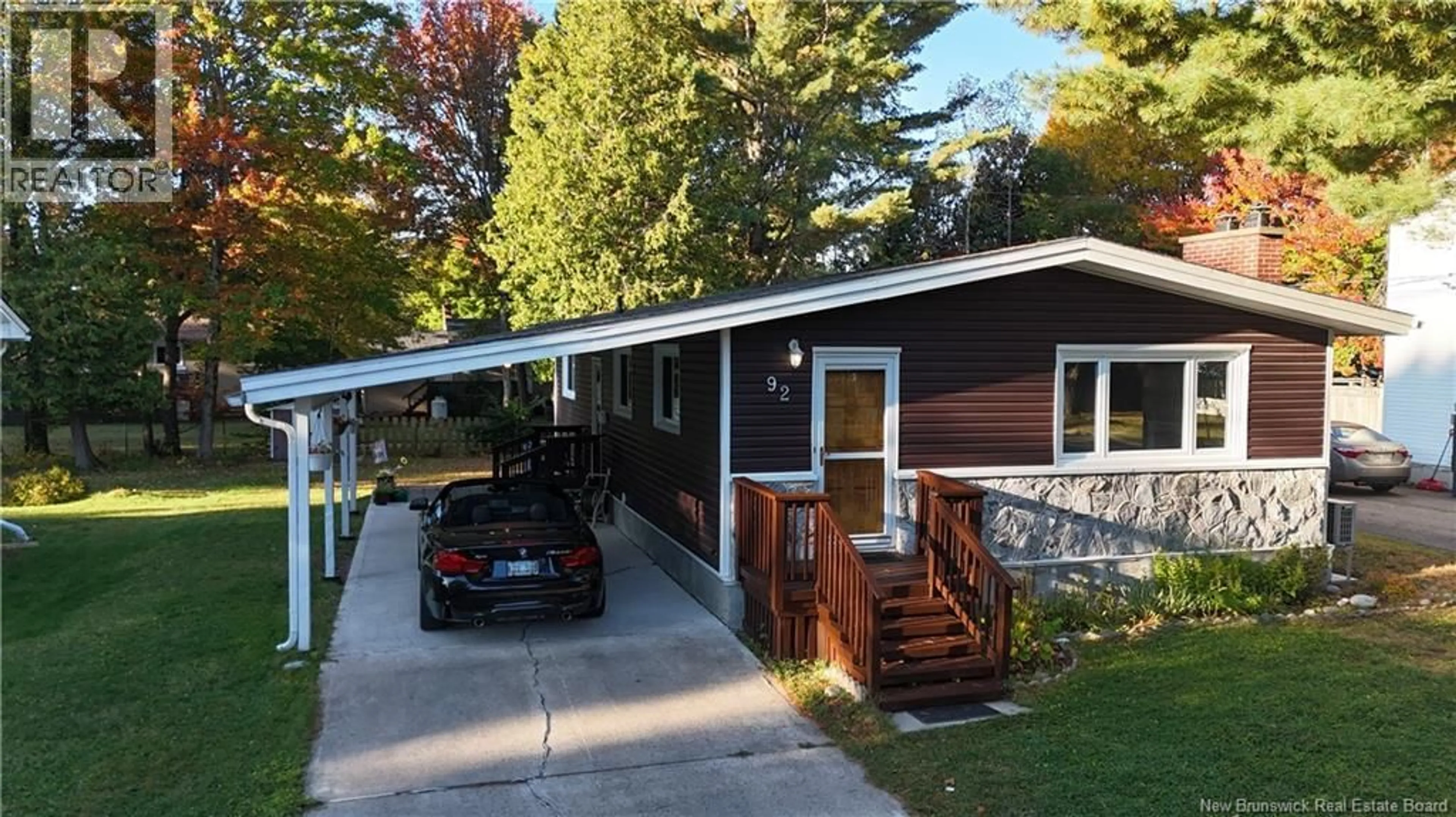 Home with vinyl exterior material, street for 92 GULLIVER DRIVE, Fredericton New Brunswick E3A3C5