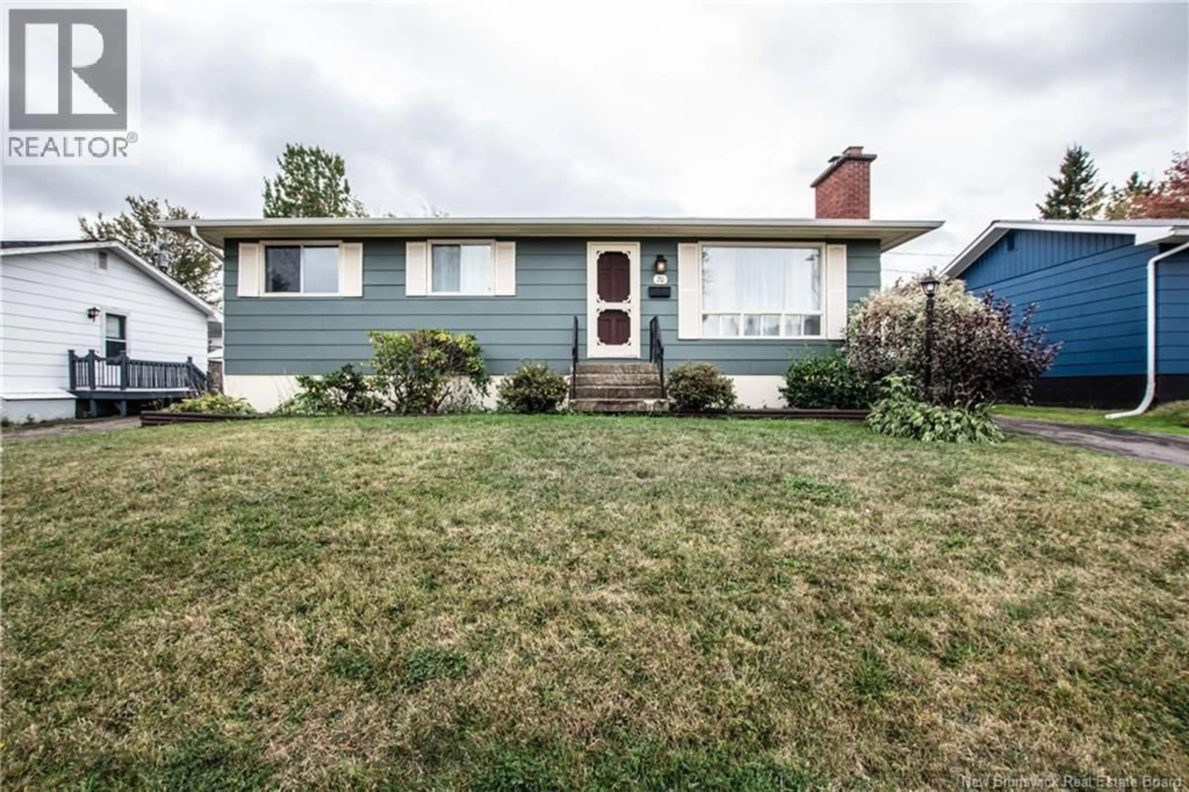 Home with vinyl exterior material, street for 20 TEESDALE STREET, Moncton New Brunswick E1A5K5