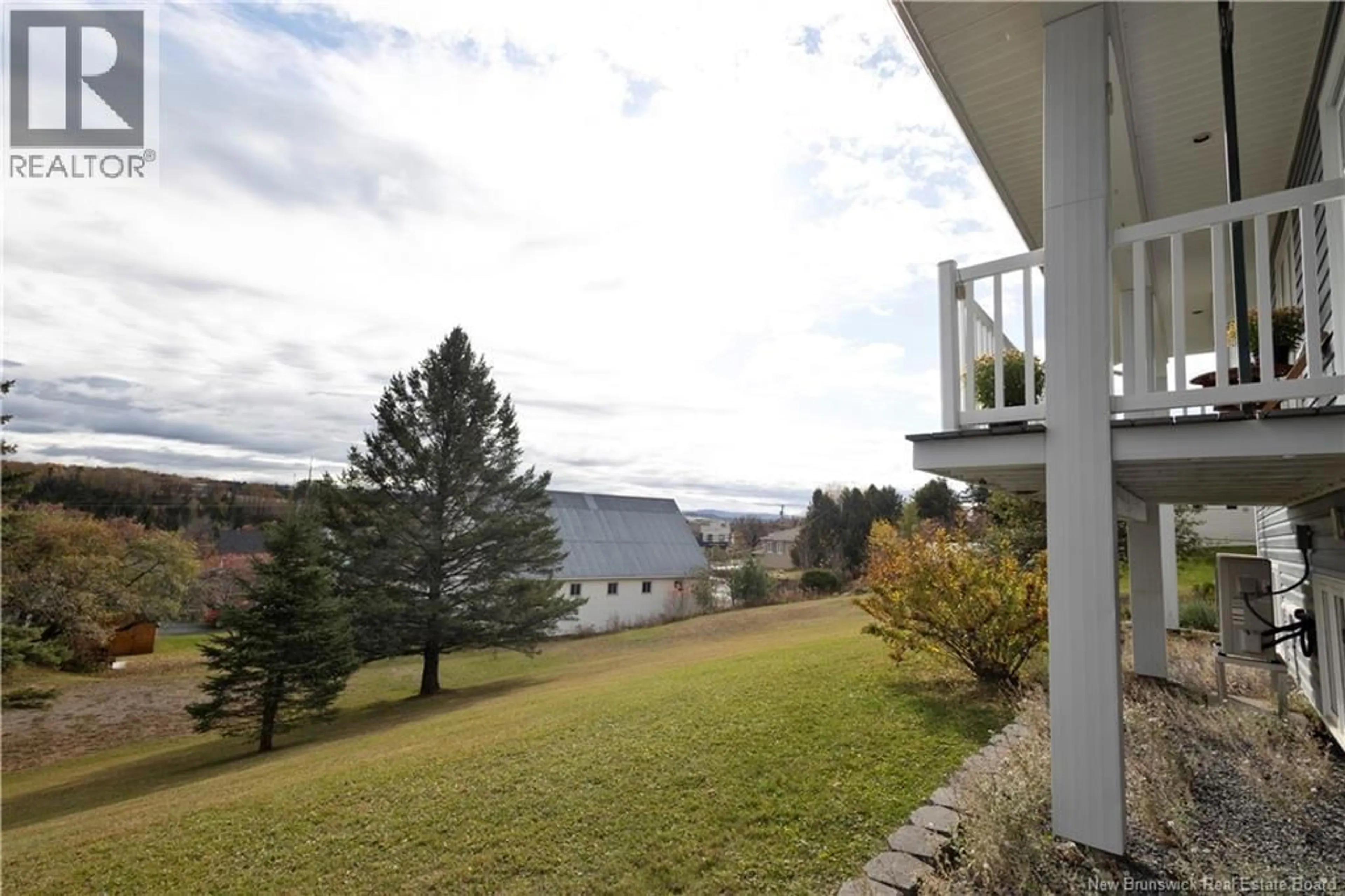 Patio, water/lake/river/ocean view for 26 FIRST AVENUE, Plaster Rock New Brunswick E7G1N4