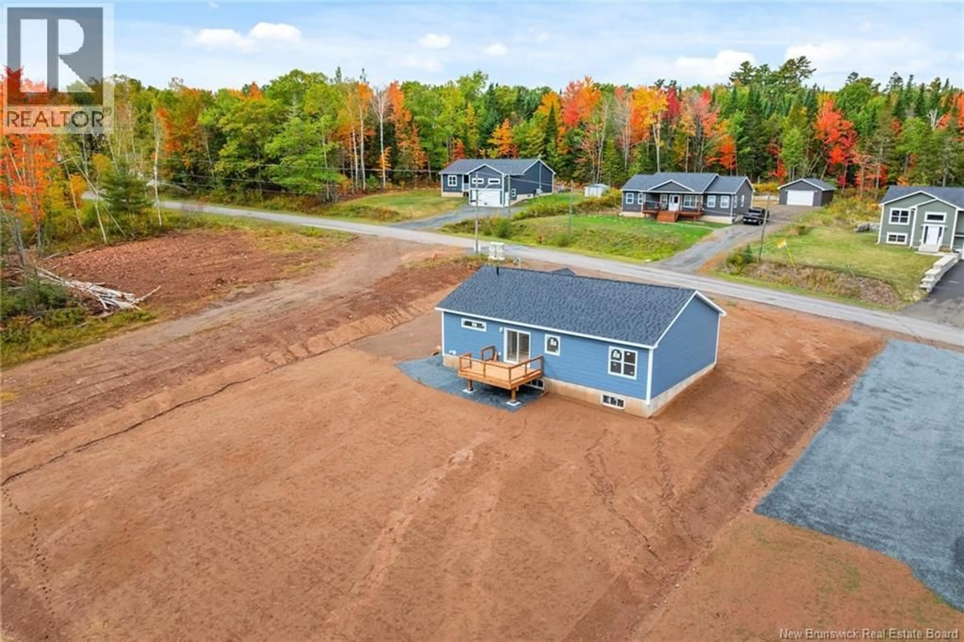 A pic from outside/outdoor area/front of a property/back of a property/a pic from drone, building for 124 HORSEMAN ROAD, Fredericton Junction New Brunswick E5L1W5