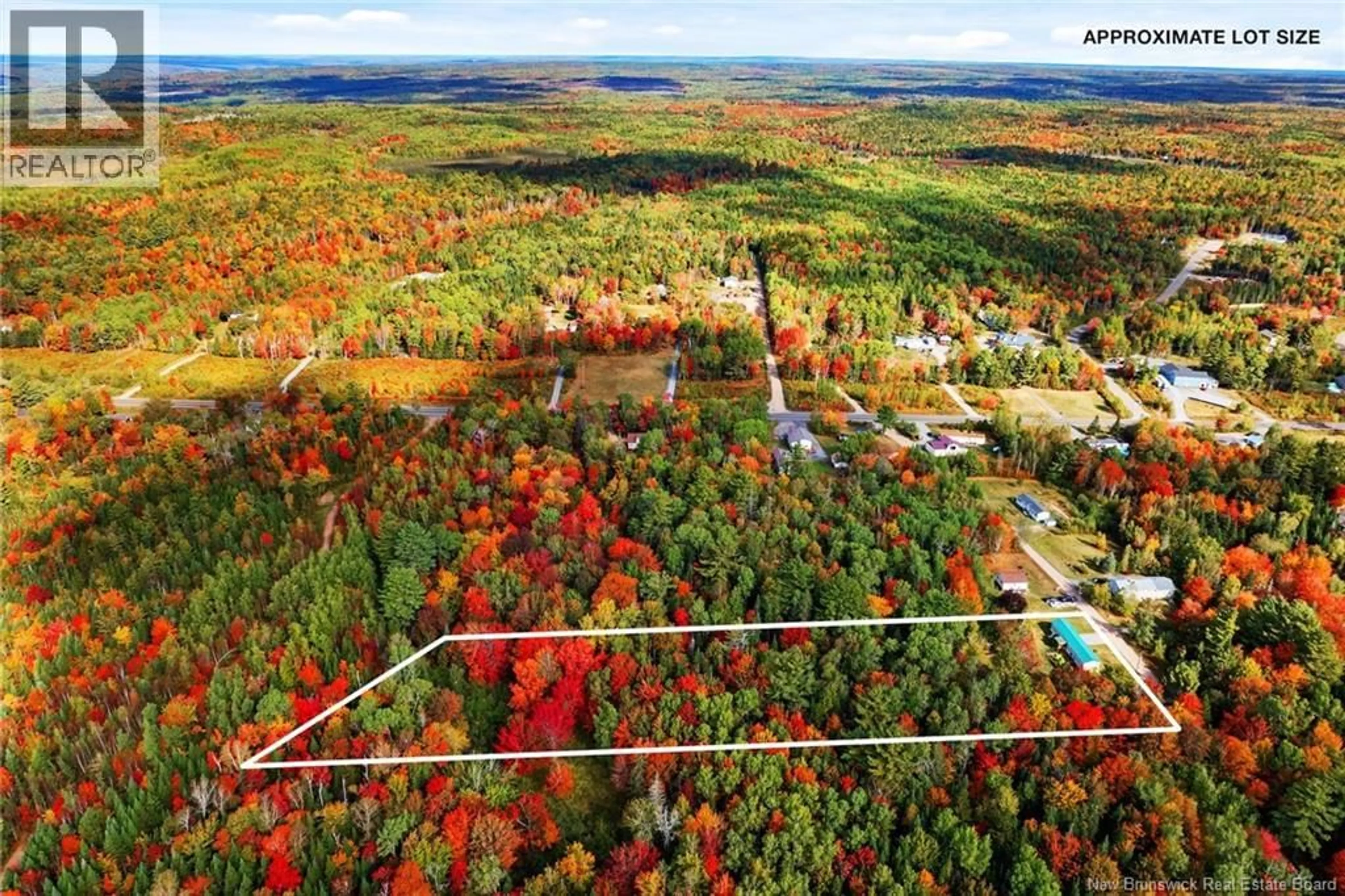 A pic from outside/outdoor area/front of a property/back of a property/a pic from drone, forest/trees view for 18 SULLIVAN LANE, Noonan New Brunswick E3A7C4