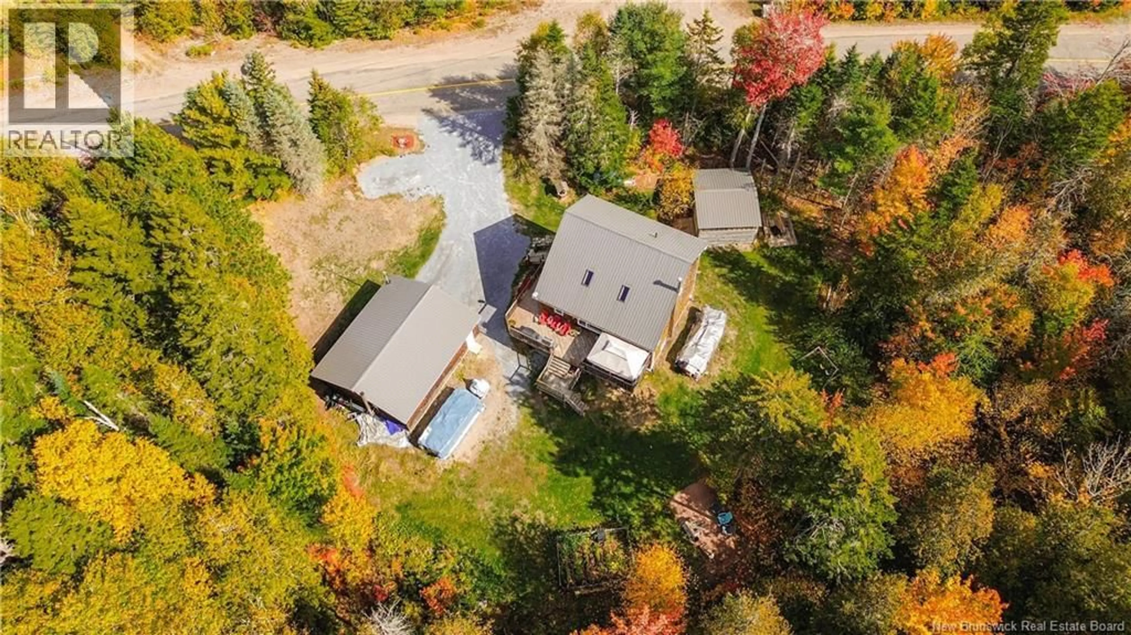 A pic from outside/outdoor area/front of a property/back of a property/a pic from drone, unknown for 801 CAMPBELL ROAD, Grand Bay-Westfield New Brunswick E5K3W3