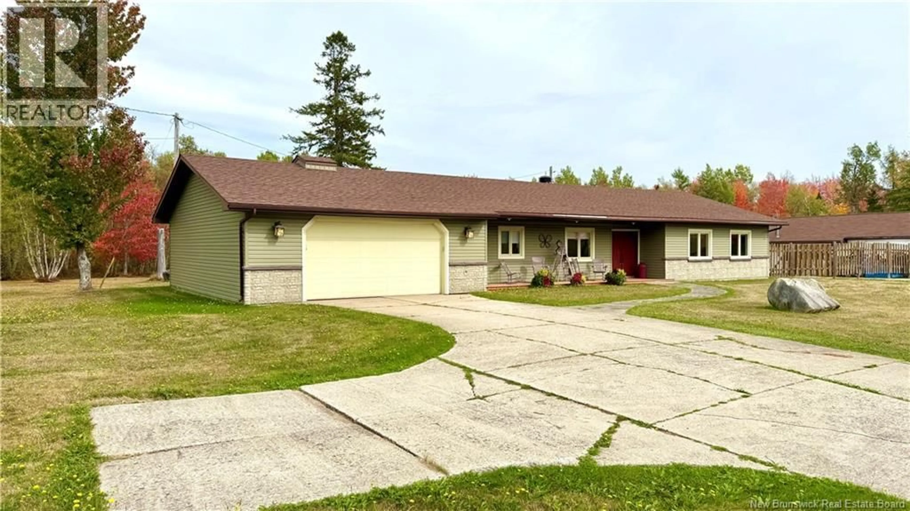 Home with vinyl exterior material, street for 10685 ROUTE 126, Rogersville New Brunswick E4Y2K8