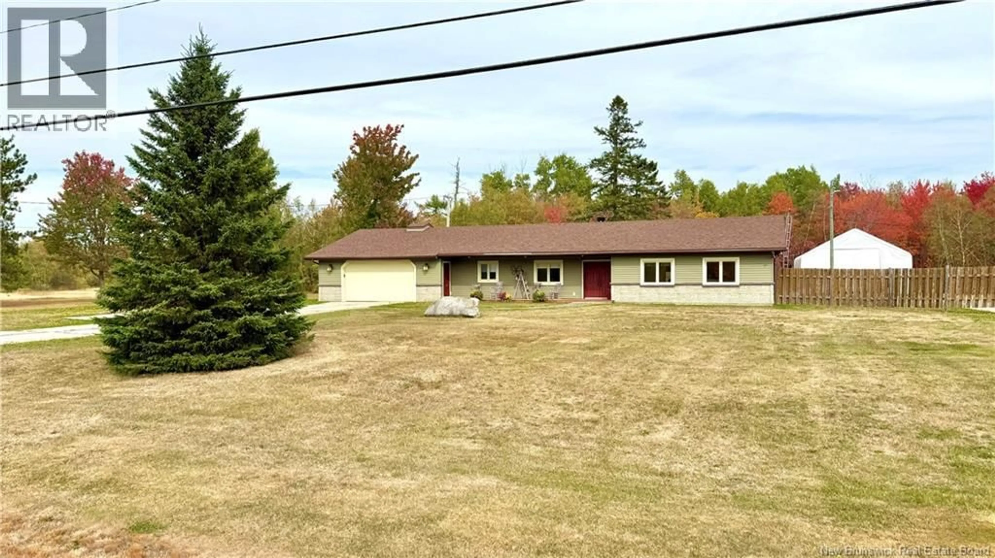A pic from outside/outdoor area/front of a property/back of a property/a pic from drone, building for 10685 ROUTE 126, Rogersville New Brunswick E4Y2K8