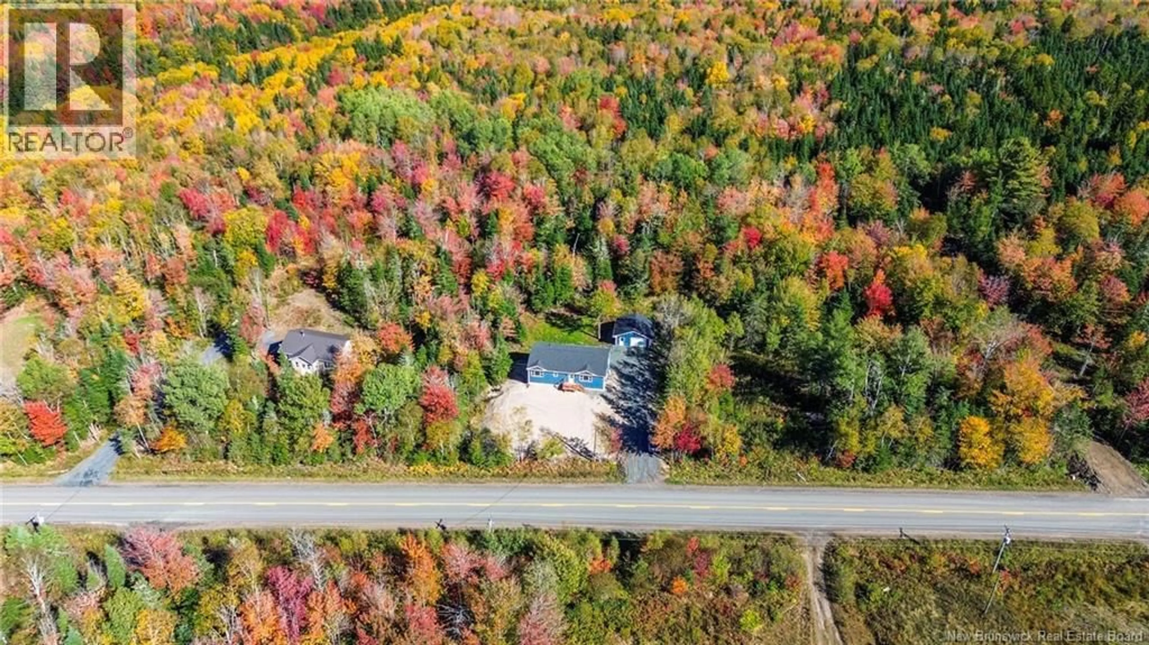 A pic from outside/outdoor area/front of a property/back of a property/a pic from drone, unknown for 2644 ROUTE 620, Hamtown Corner New Brunswick E3G6P4