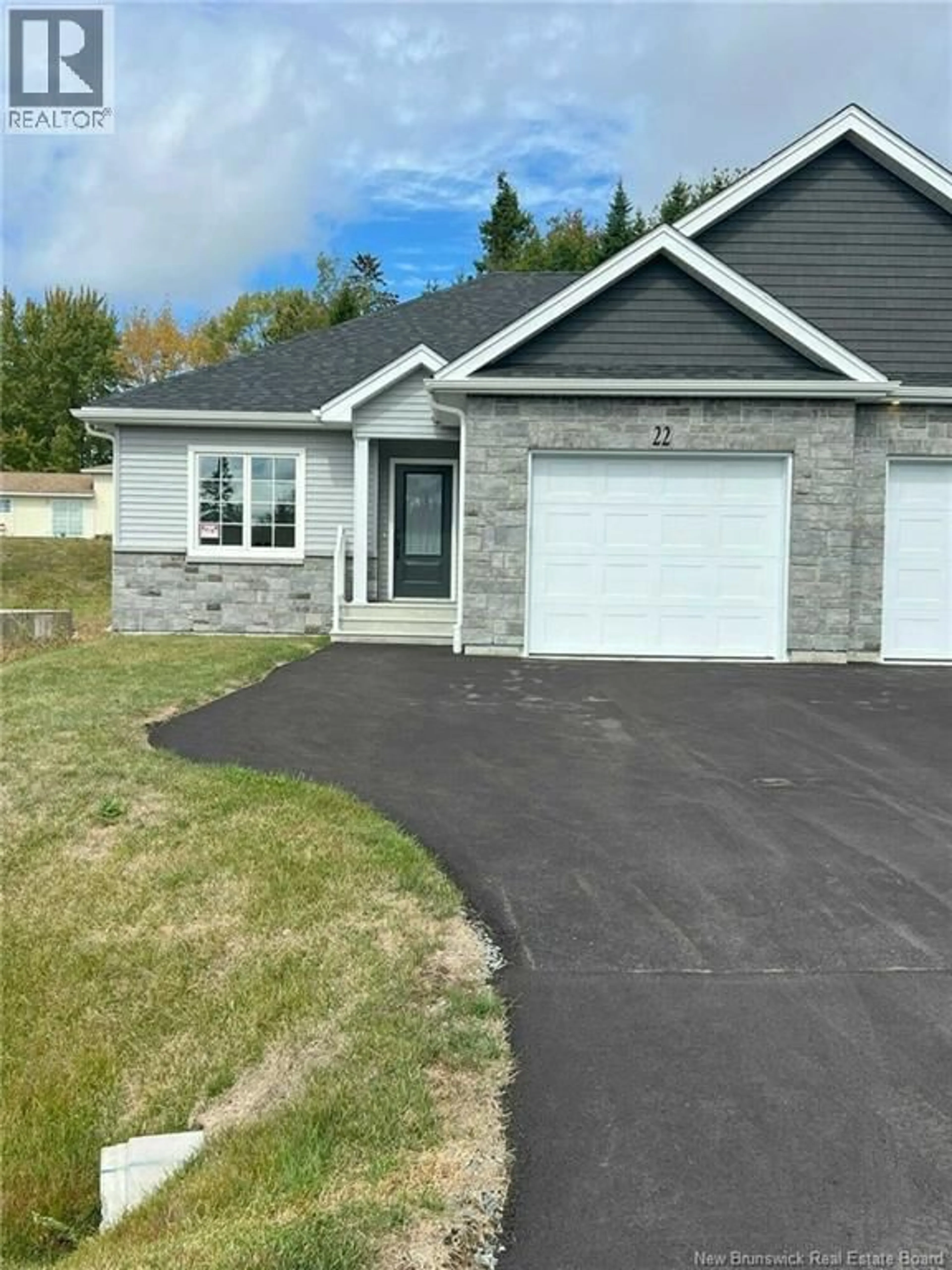 Home with vinyl exterior material, street for 22 HAMEL DRIVE, Quispamsis New Brunswick E2E0Z2