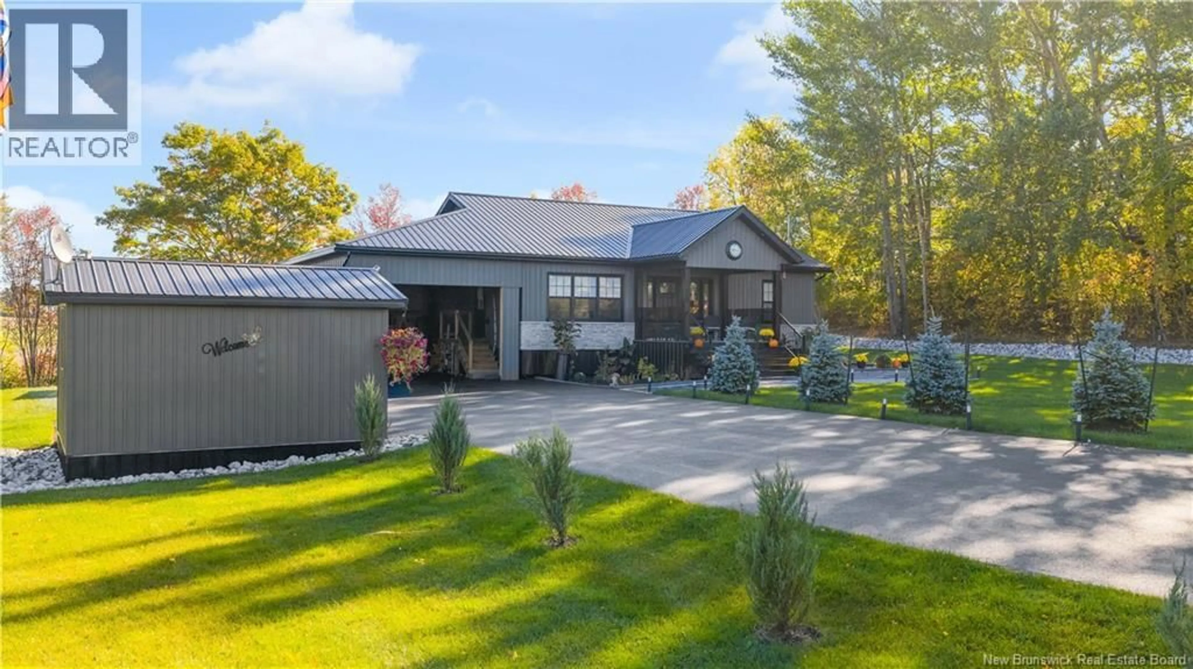 A pic from outside/outdoor area/front of a property/back of a property/a pic from drone, unknown for 16 MYLES AVENUE, Roachville New Brunswick E4G2H5