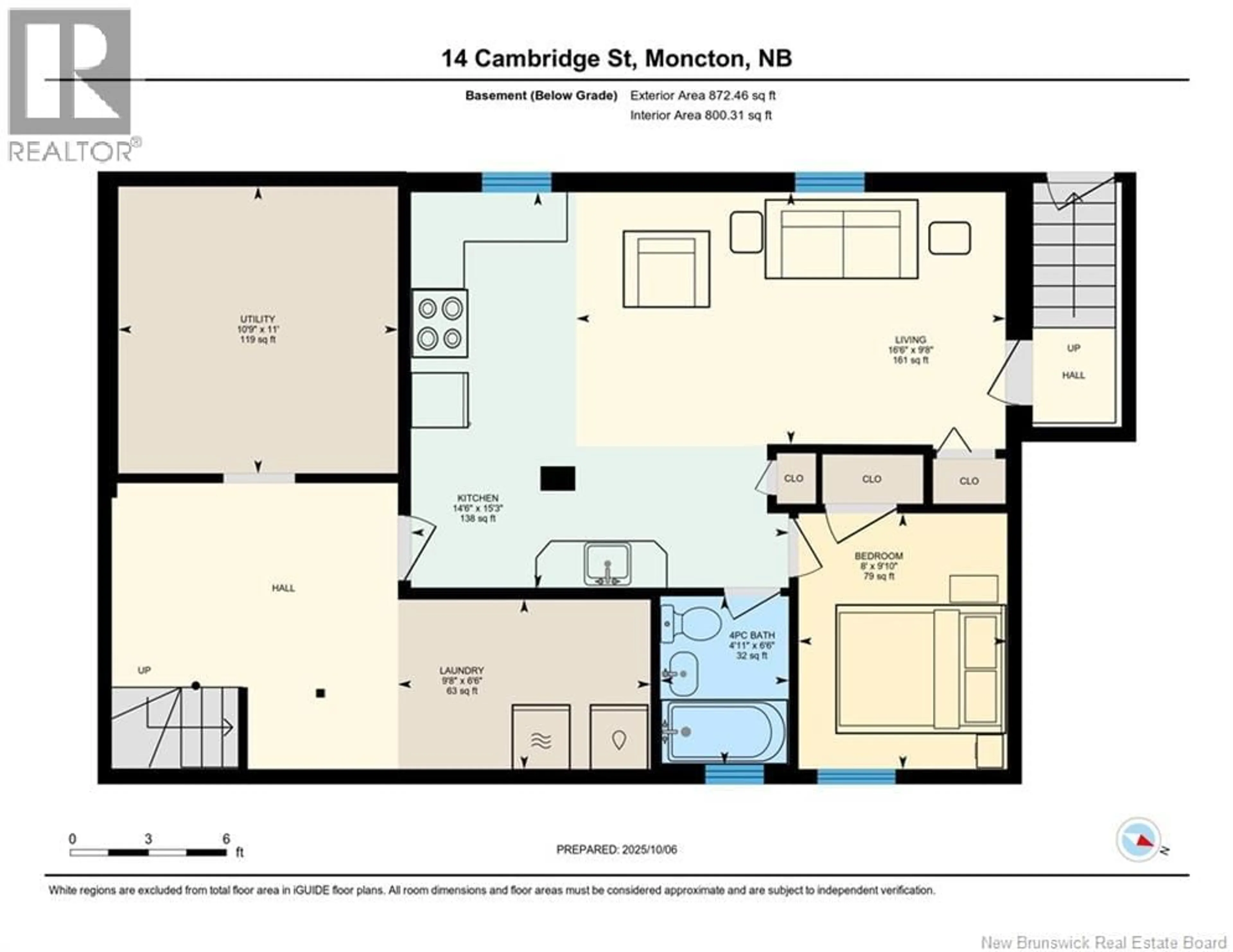 Floor plan for 14 CAMBRIDGE STREET, Moncton New Brunswick E1C7R1