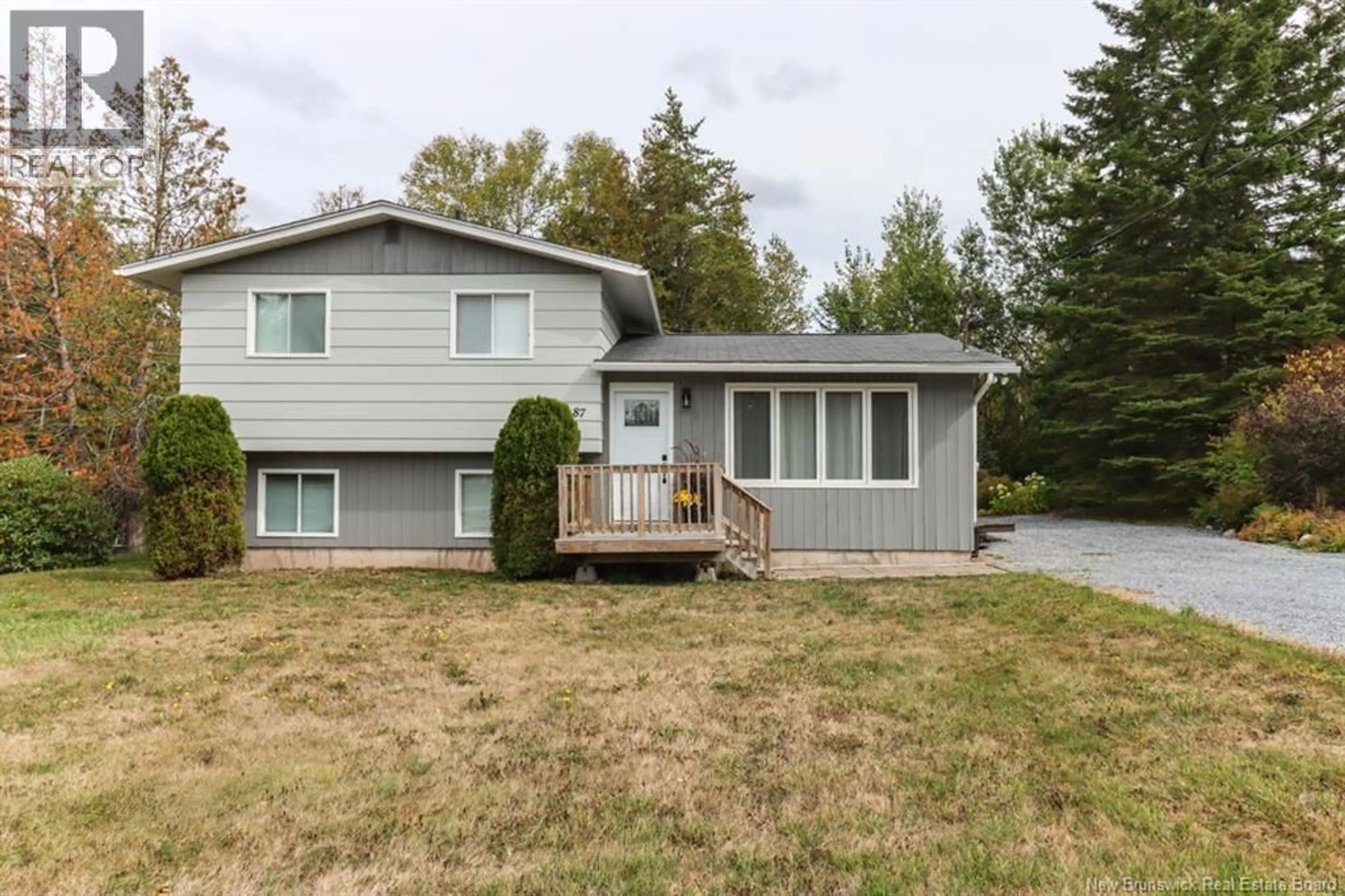 Home with vinyl exterior material, street for 87 STOCK FARM ROAD, Quispamsis New Brunswick E2G2A2