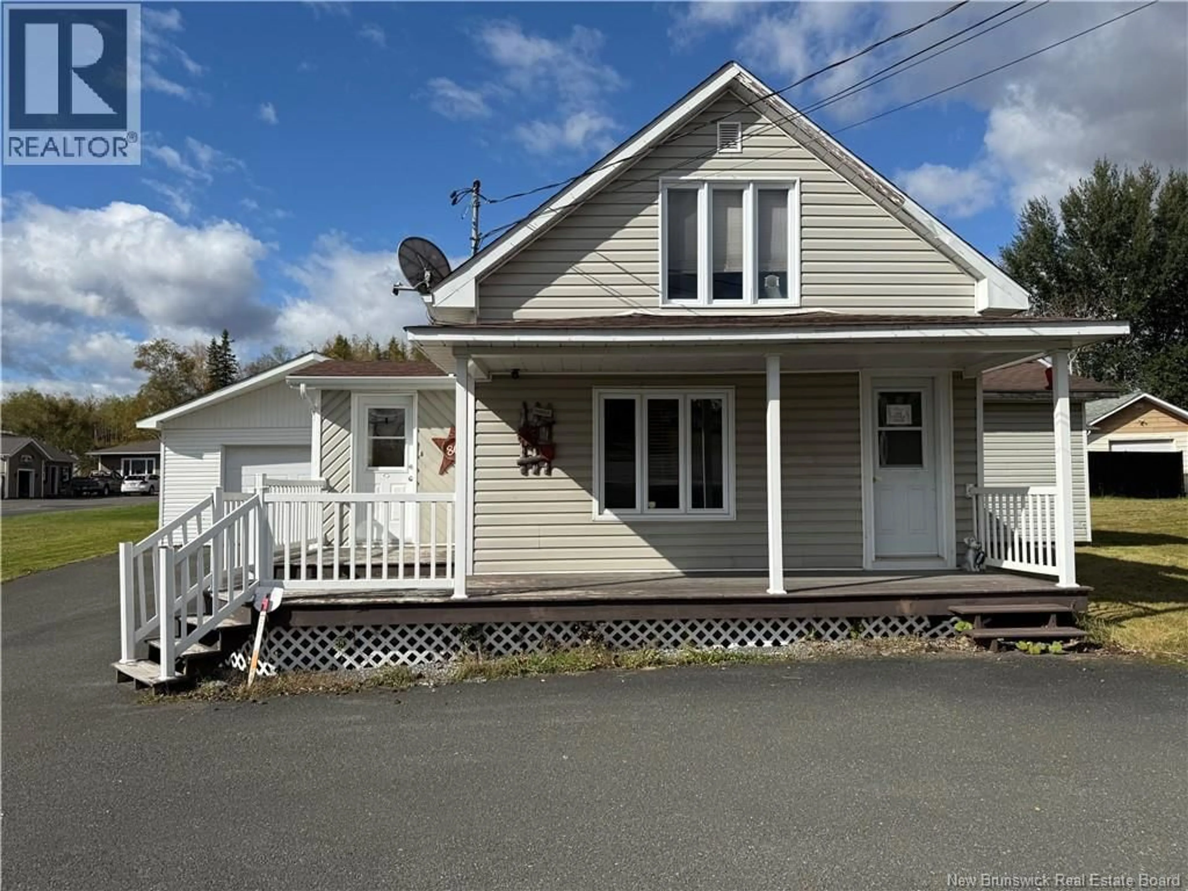 Home with vinyl exterior material, street for 86 SAINT ANDRE ROAD, Grand-Sault/Grand Falls New Brunswick E3Y3P7