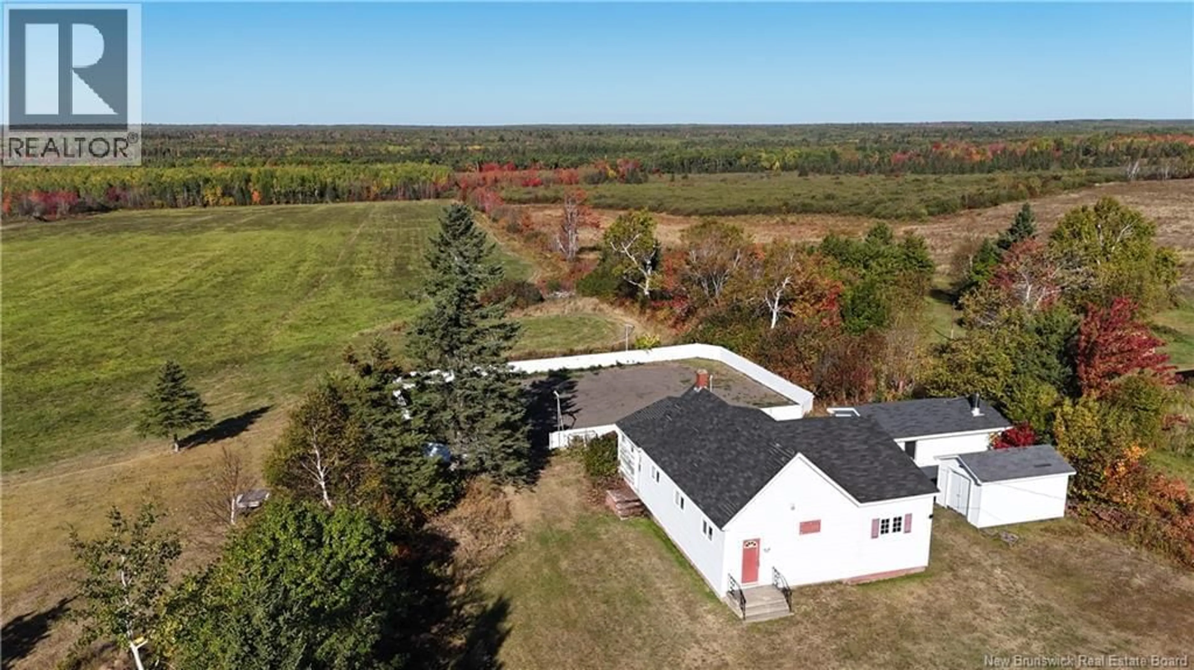 A pic from outside/outdoor area/front of a property/back of a property/a pic from drone, building for 1063 ROUTE 465, Clairville New Brunswick E4T2K8