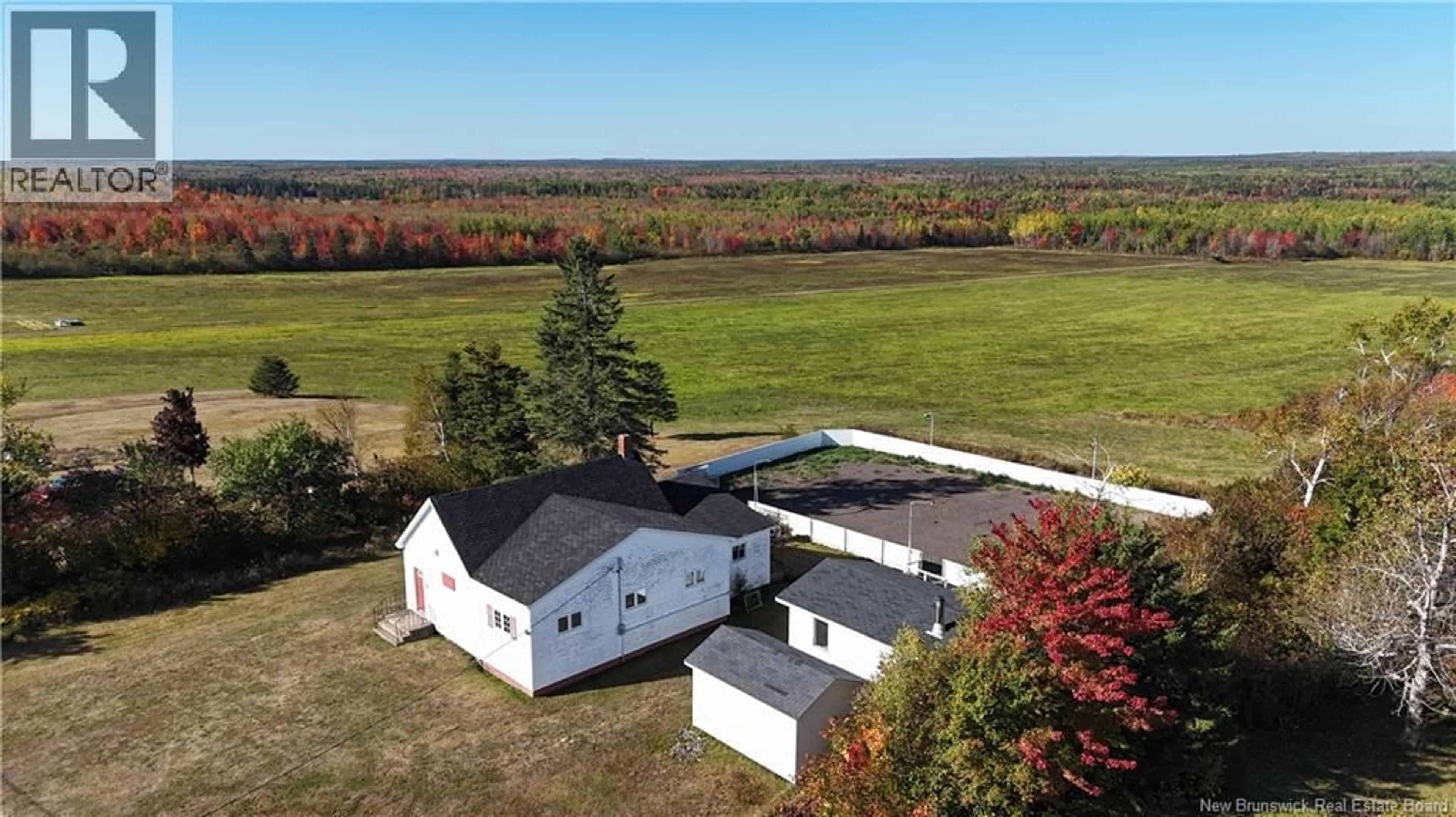A pic from outside/outdoor area/front of a property/back of a property/a pic from drone, unknown for 1063 ROUTE 465, Clairville New Brunswick E4T2K8