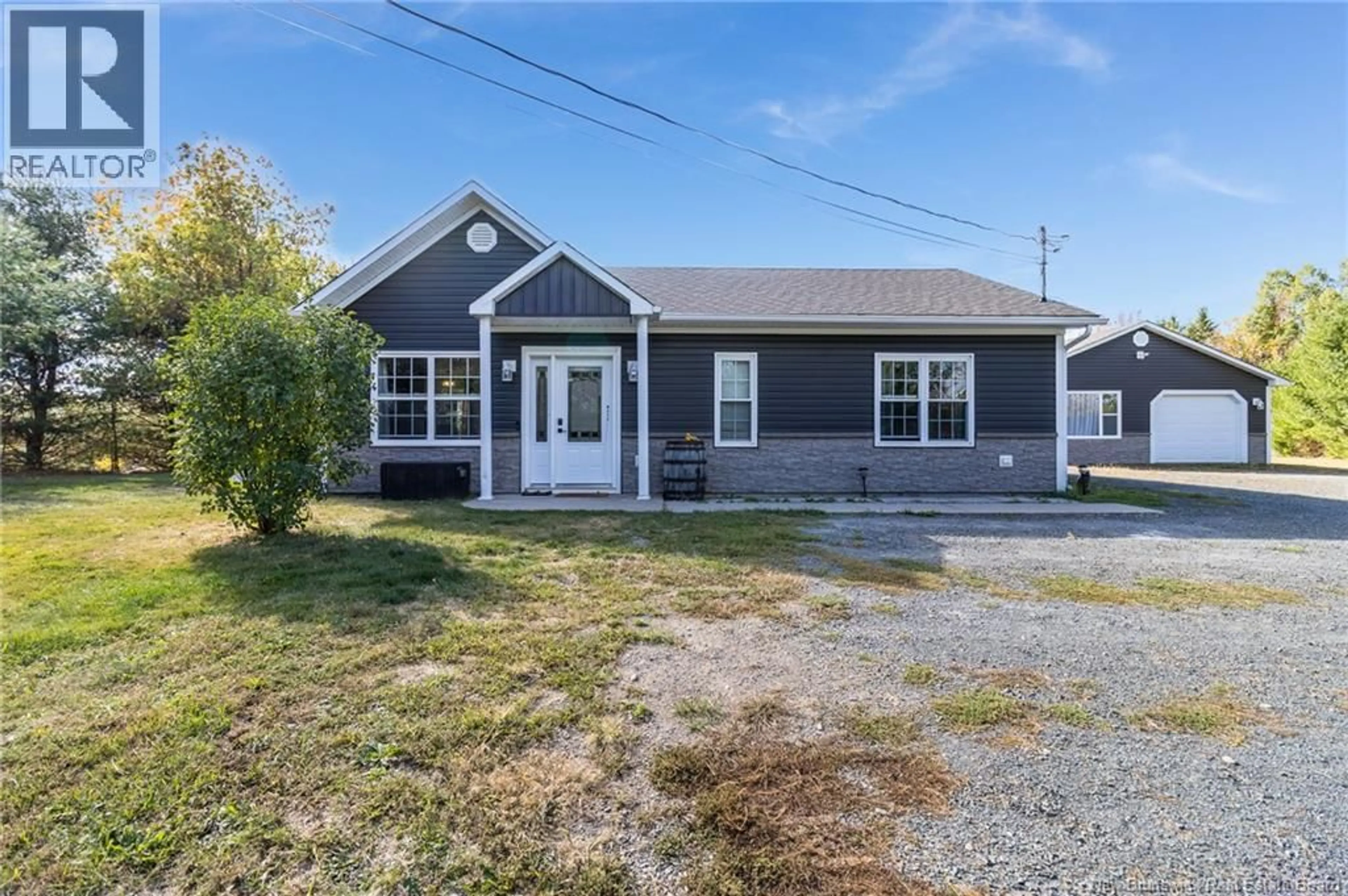 Home with vinyl exterior material, street for 23 ROUTE 617, Burtts Corner New Brunswick E6L2X4