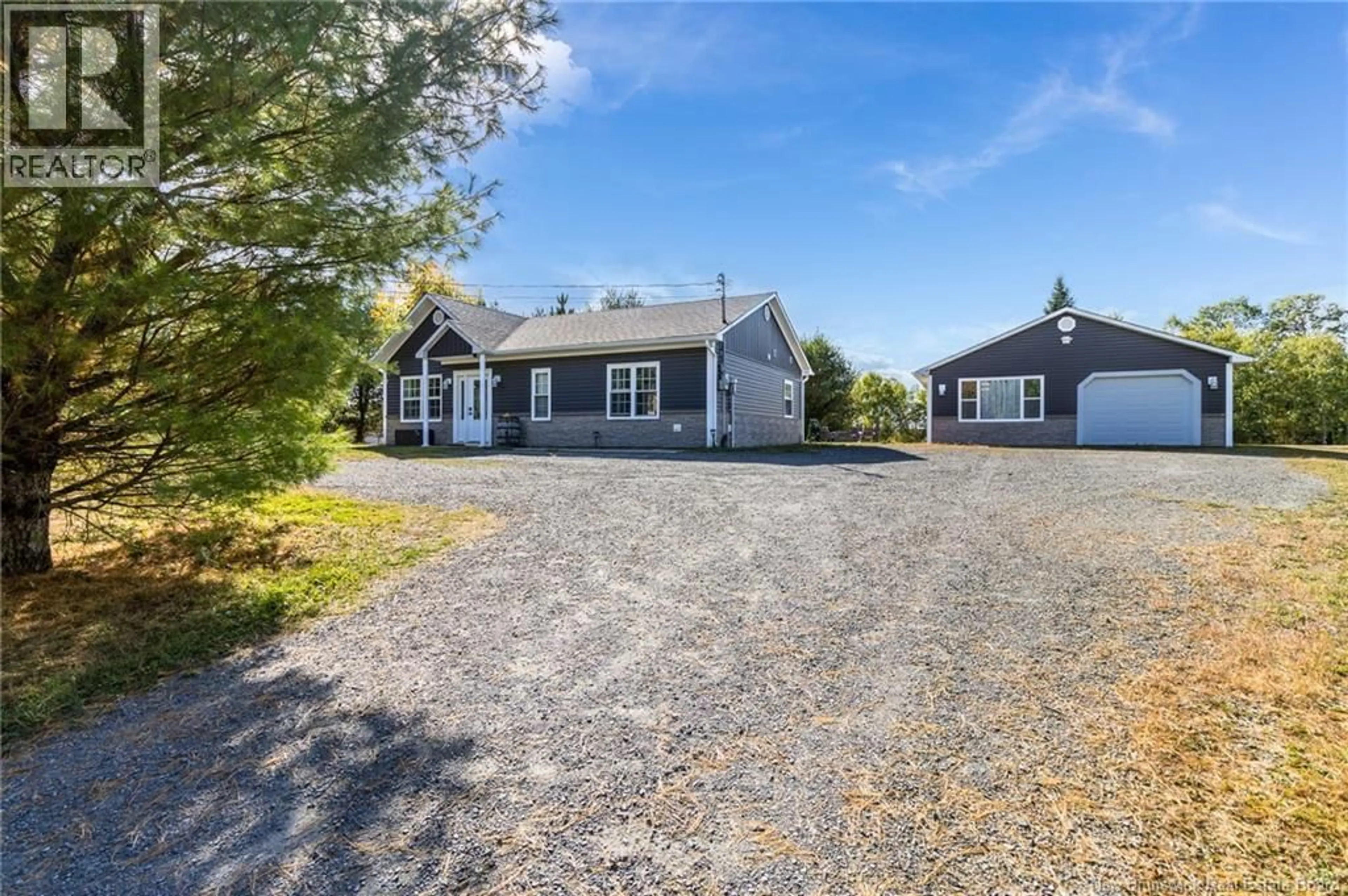A pic from outside/outdoor area/front of a property/back of a property/a pic from drone, street for 23 ROUTE 617, Burtts Corner New Brunswick E6L2X4