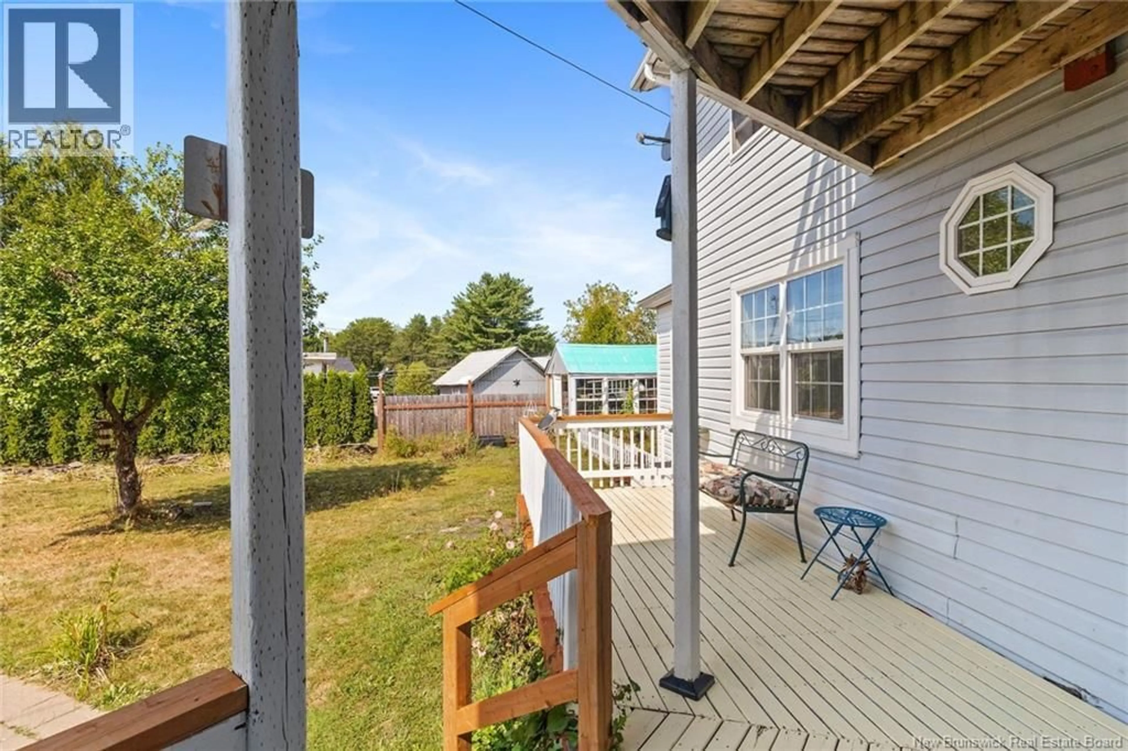Patio, water/lake/river/ocean view for 9 SPRUCE STREET, Chipman New Brunswick E4A1Z1