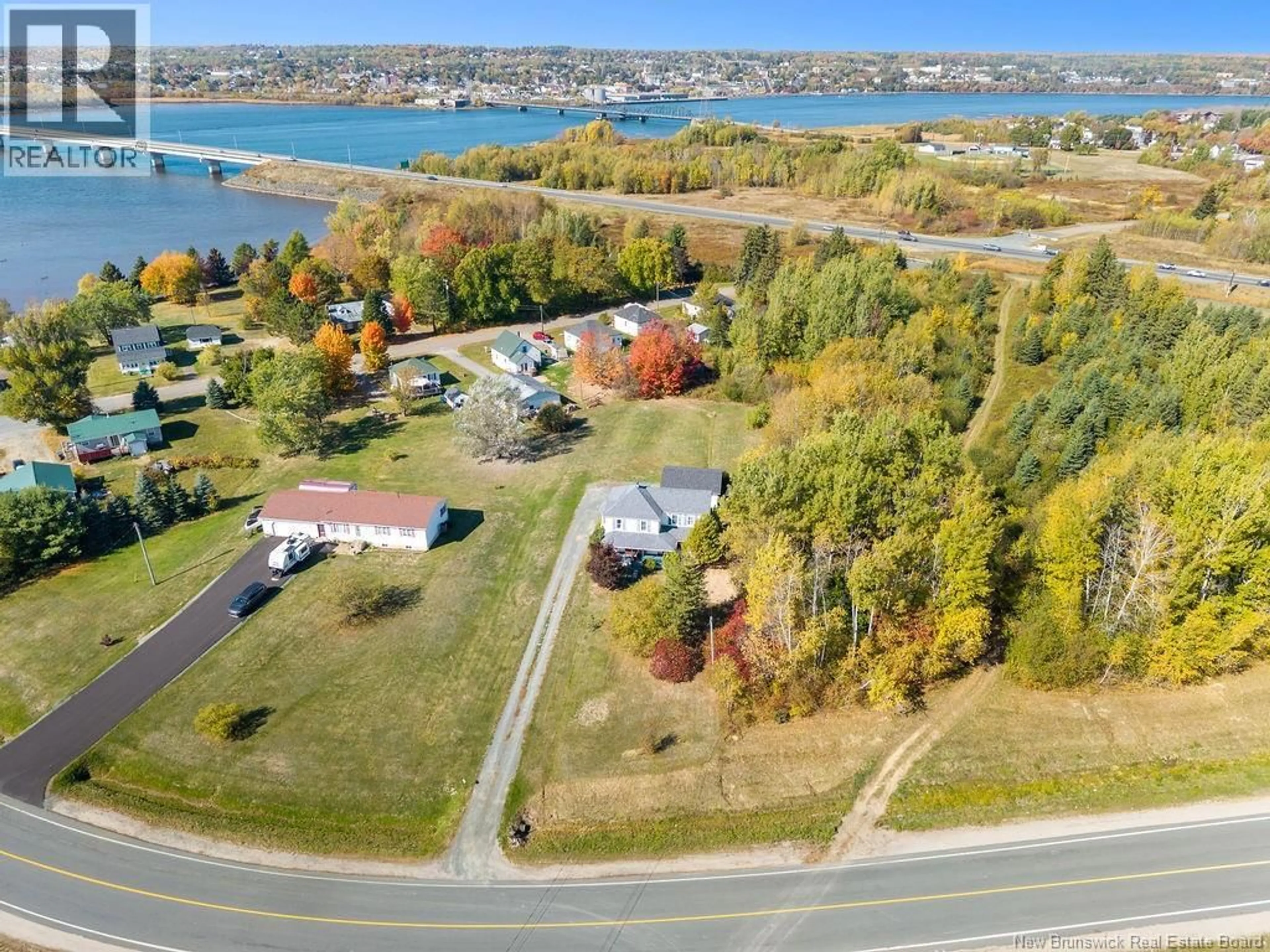 A pic from outside/outdoor area/front of a property/back of a property/a pic from drone, water/lake/river/ocean view for 44 DOLLARD STREET, Miramichi New Brunswick E1N5X2