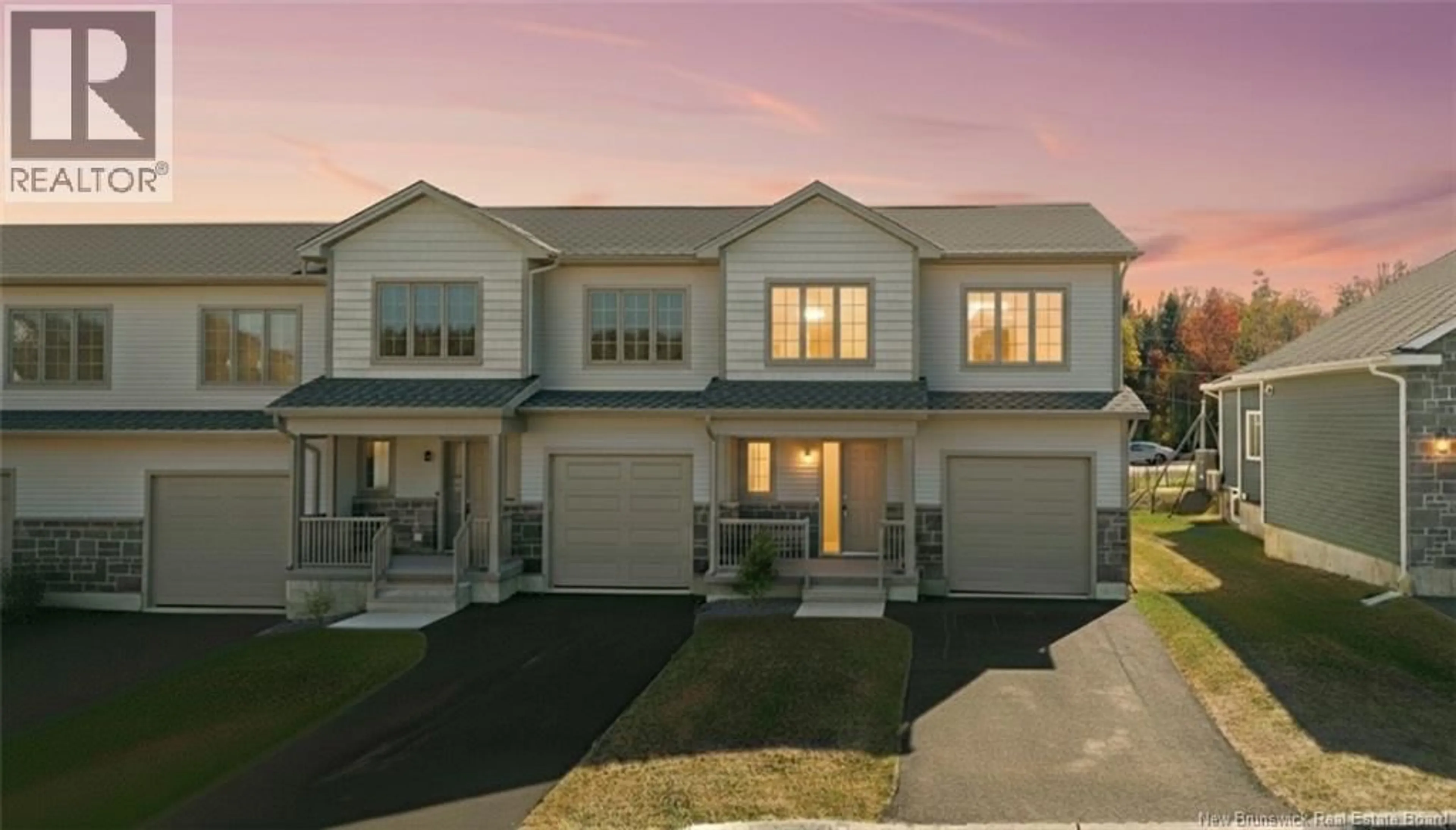Home with vinyl exterior material, street for 2 HUNTINGDON CIRCLE, Fredericton New Brunswick E3B0L9