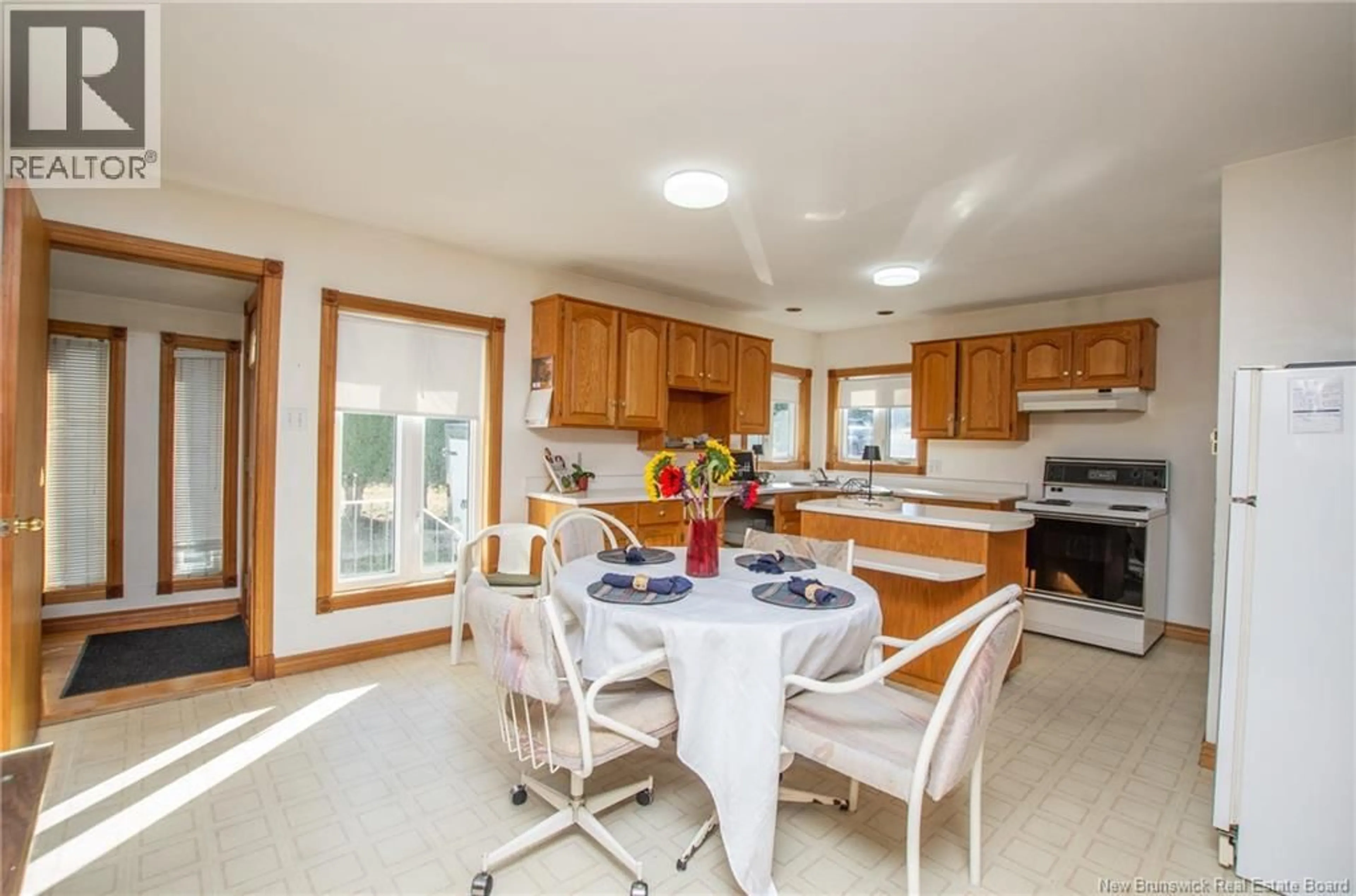Open concept kitchen, ceramic/tile floor for 611 HIGH STREET, Moncton New Brunswick E1C6G3