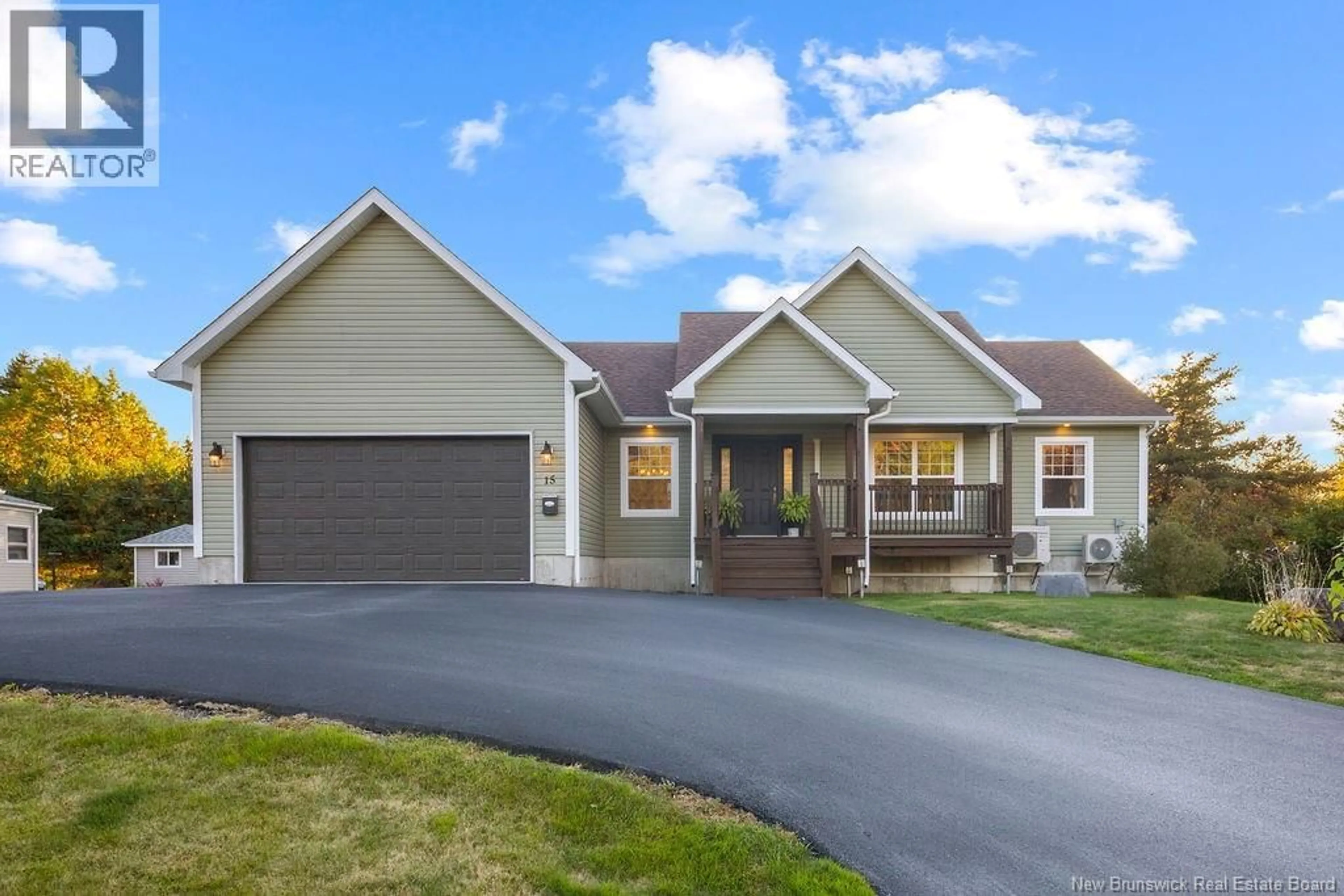 Home with vinyl exterior material, street for 15 EDGEWOOD DRIVE, Miramichi New Brunswick E1N3E6