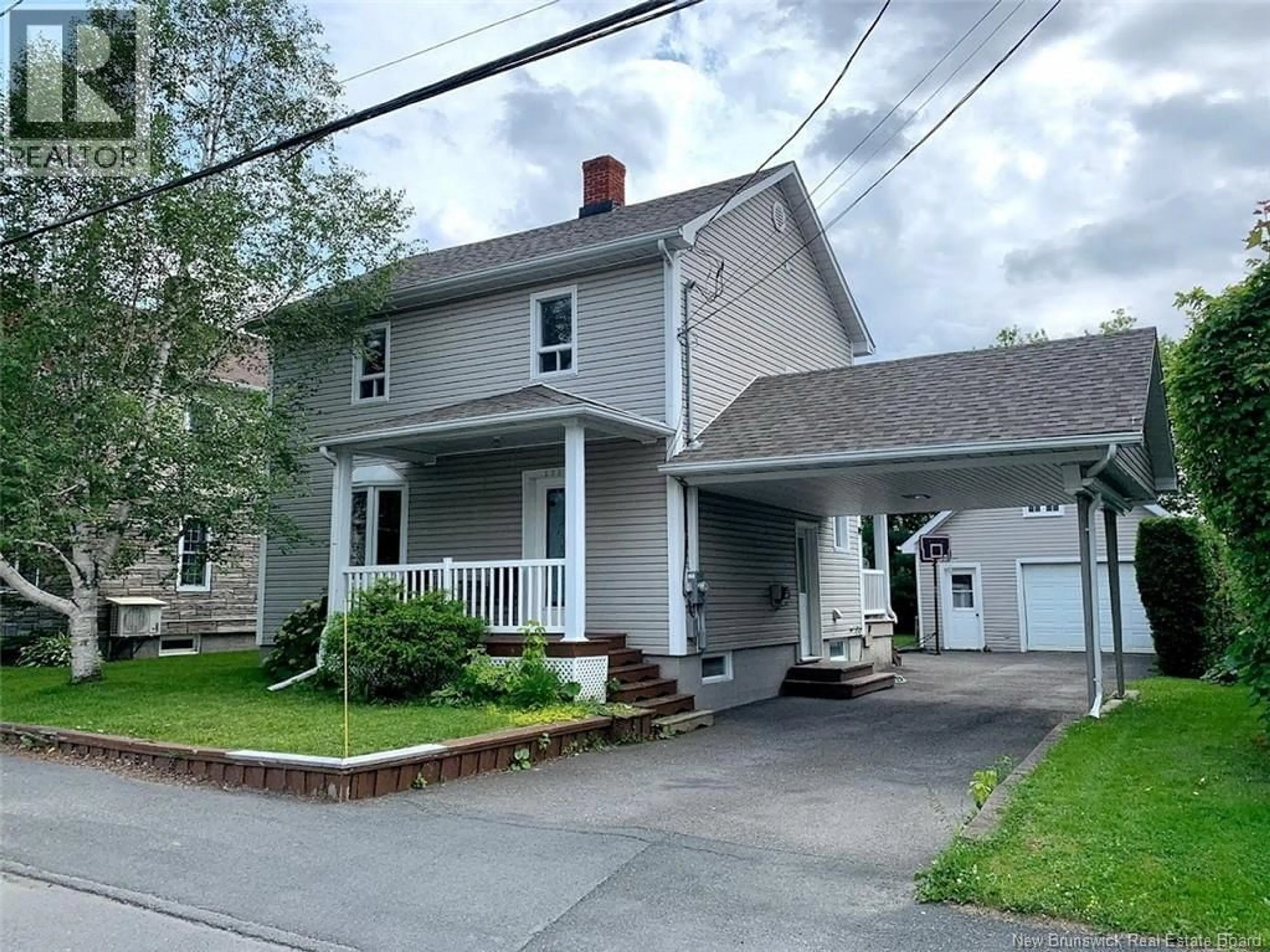 A pic from outside/outdoor area/front of a property/back of a property/a pic from drone, street for 188 MARTIN STREET, Edmundston New Brunswick E3V2N5