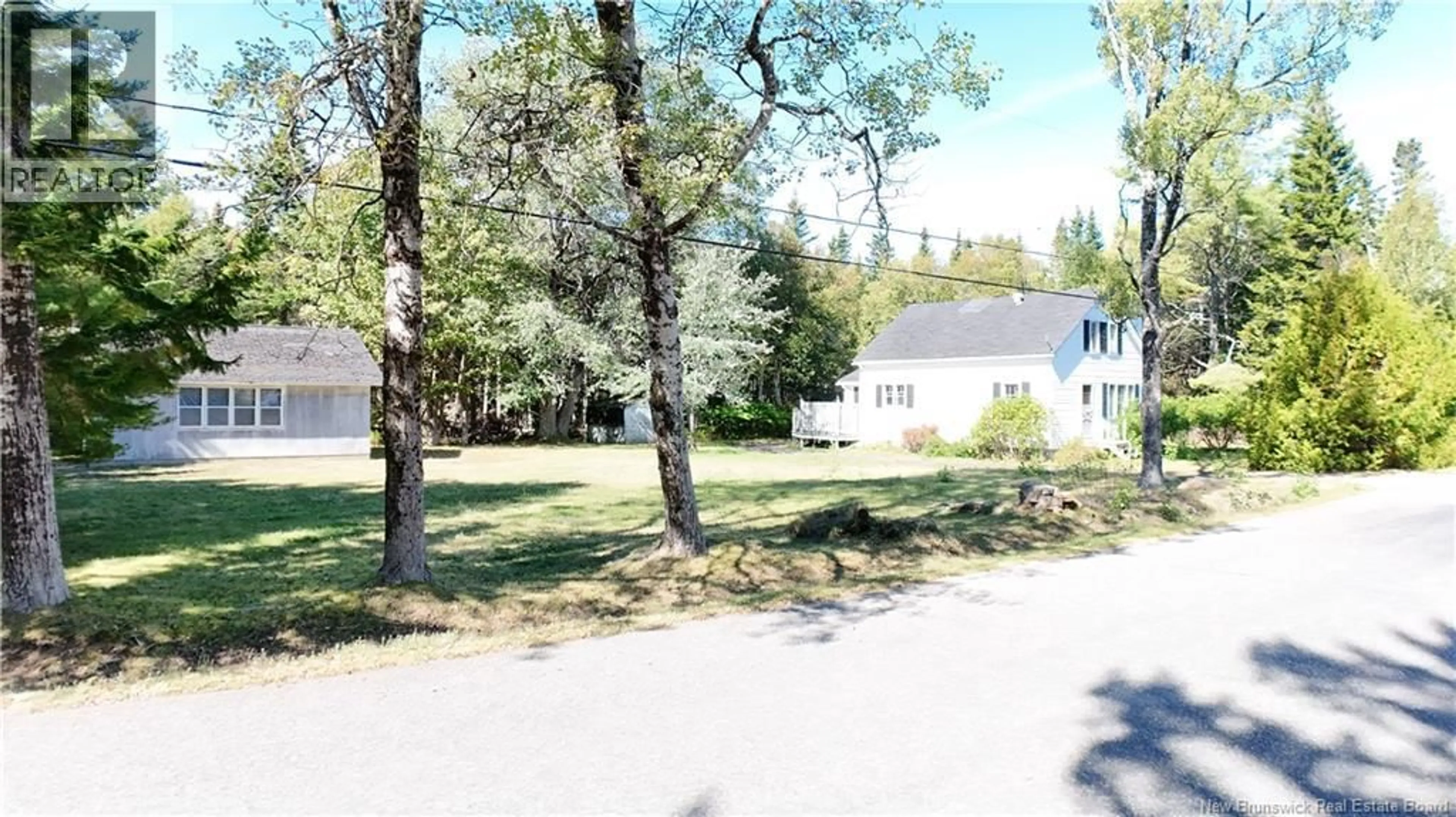 A pic from outside/outdoor area/front of a property/back of a property/a pic from drone, street for 24 HAGGERTY'S COVE ROAD, New River Beach New Brunswick E5J1J6