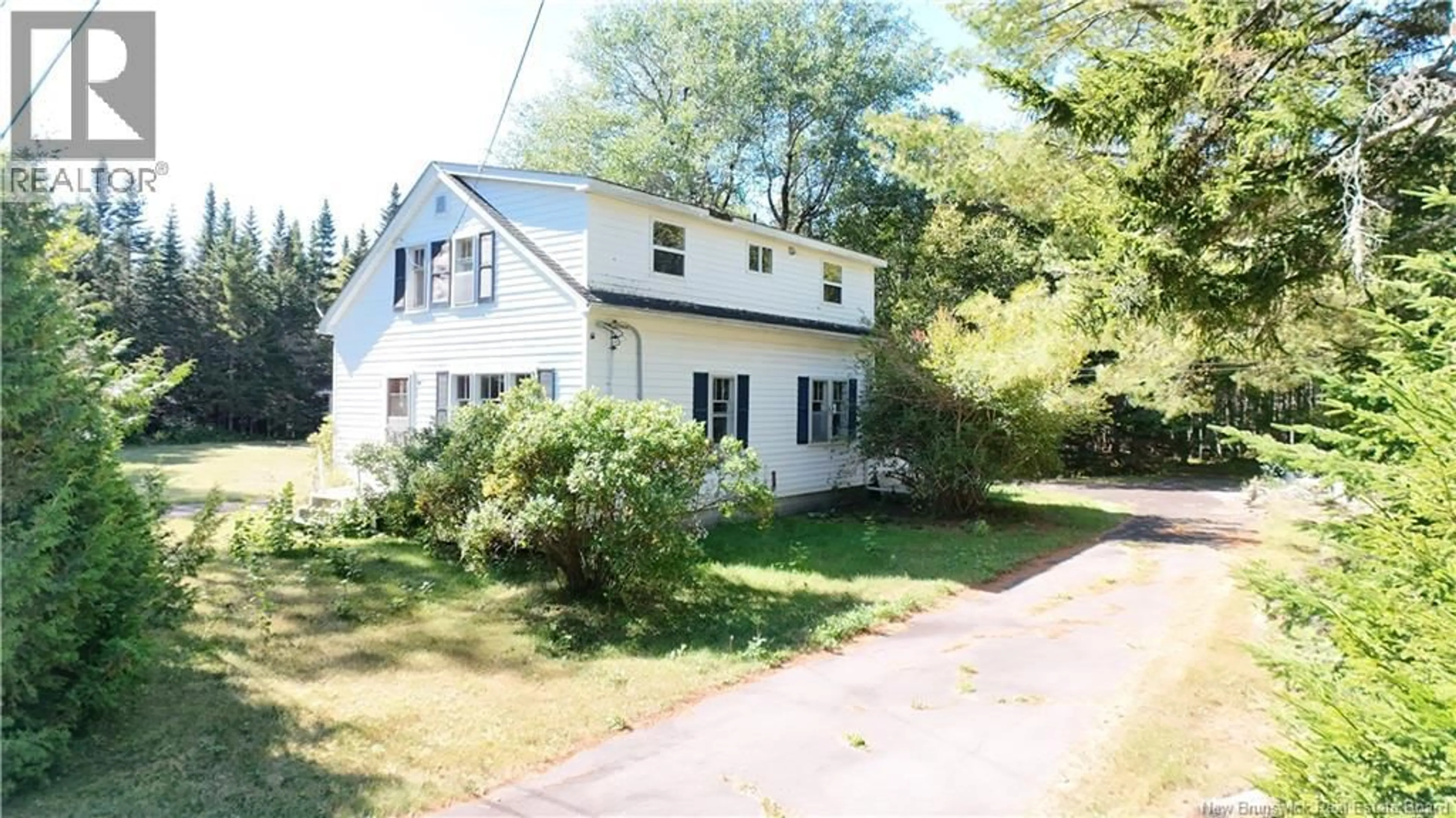 A pic from outside/outdoor area/front of a property/back of a property/a pic from drone, street for 24 HAGGERTY'S COVE ROAD, New River Beach New Brunswick E5J1J6