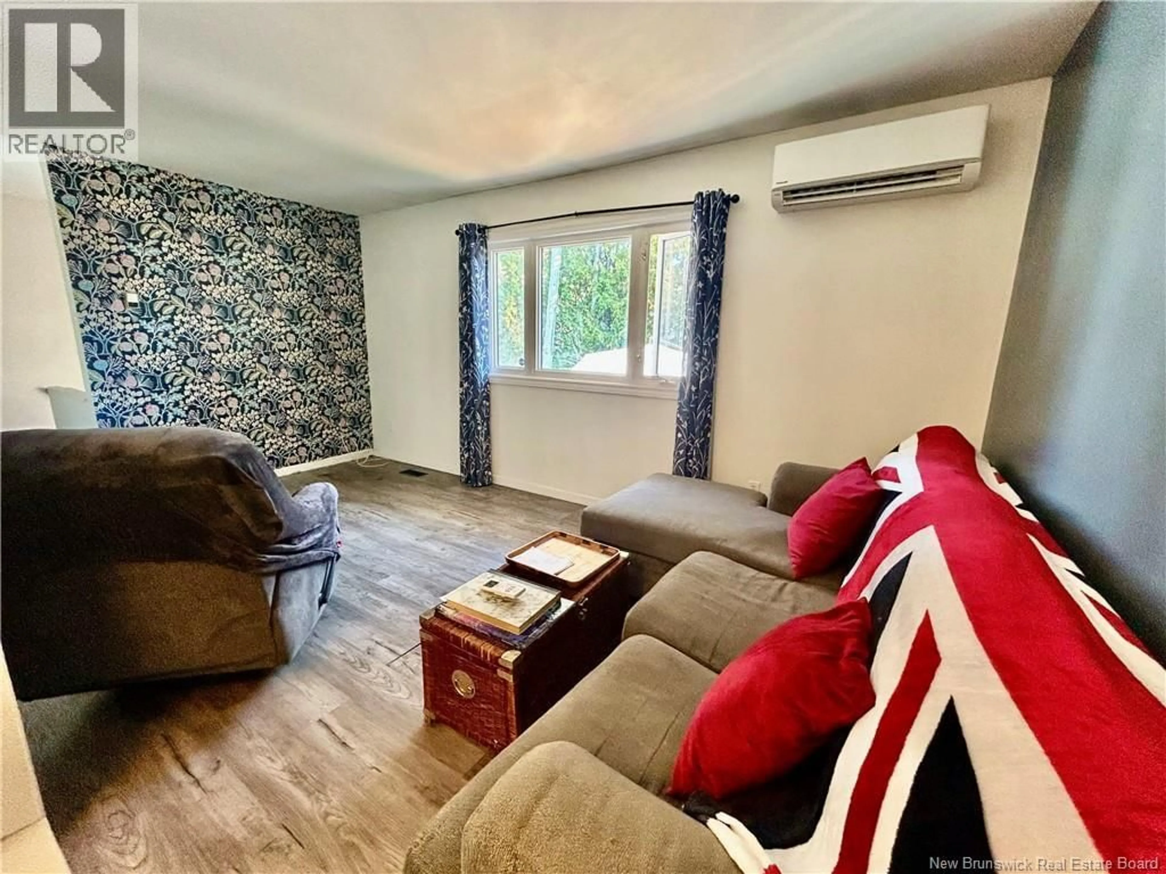 Living room with furniture, wood/laminate floor for 206 TARTAN STREET, Saint John New Brunswick E2K2R7