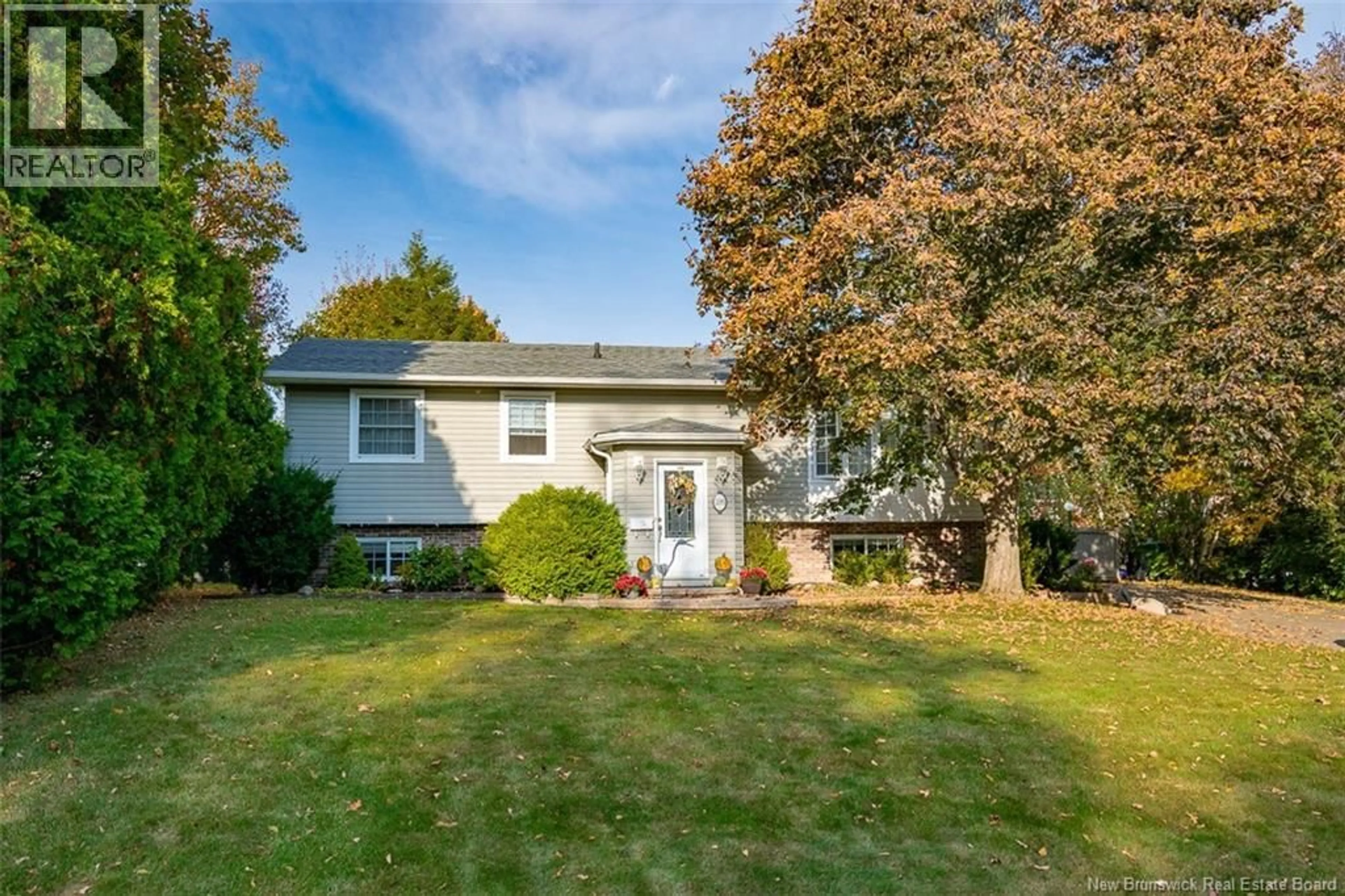 Home with vinyl exterior material, street for 205 SPRINGWATER LANE, New Maryland New Brunswick E3C1J2