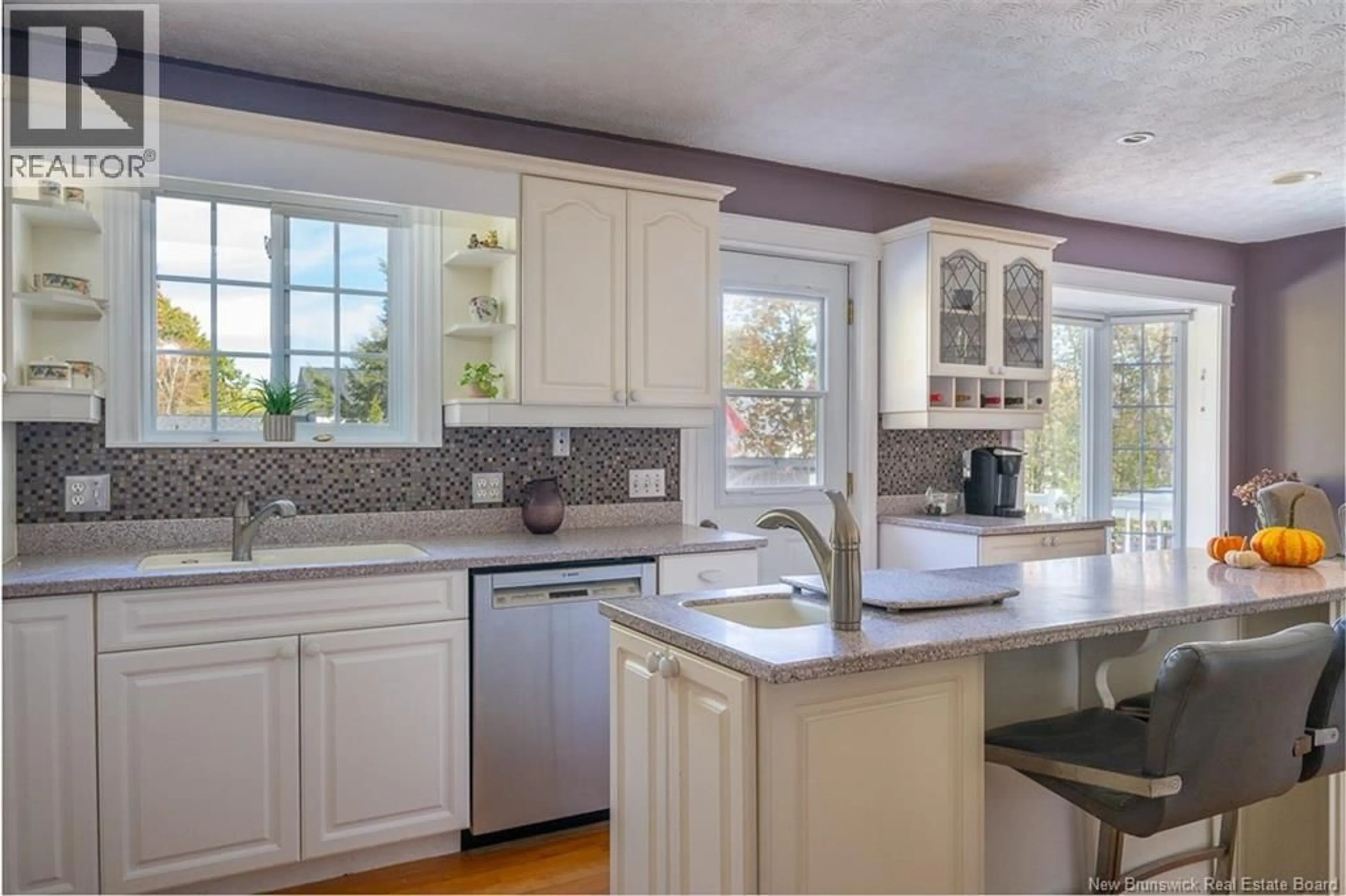 Open concept kitchen, ceramic/tile floor for 205 SPRINGWATER LANE, New Maryland New Brunswick E3C1J2