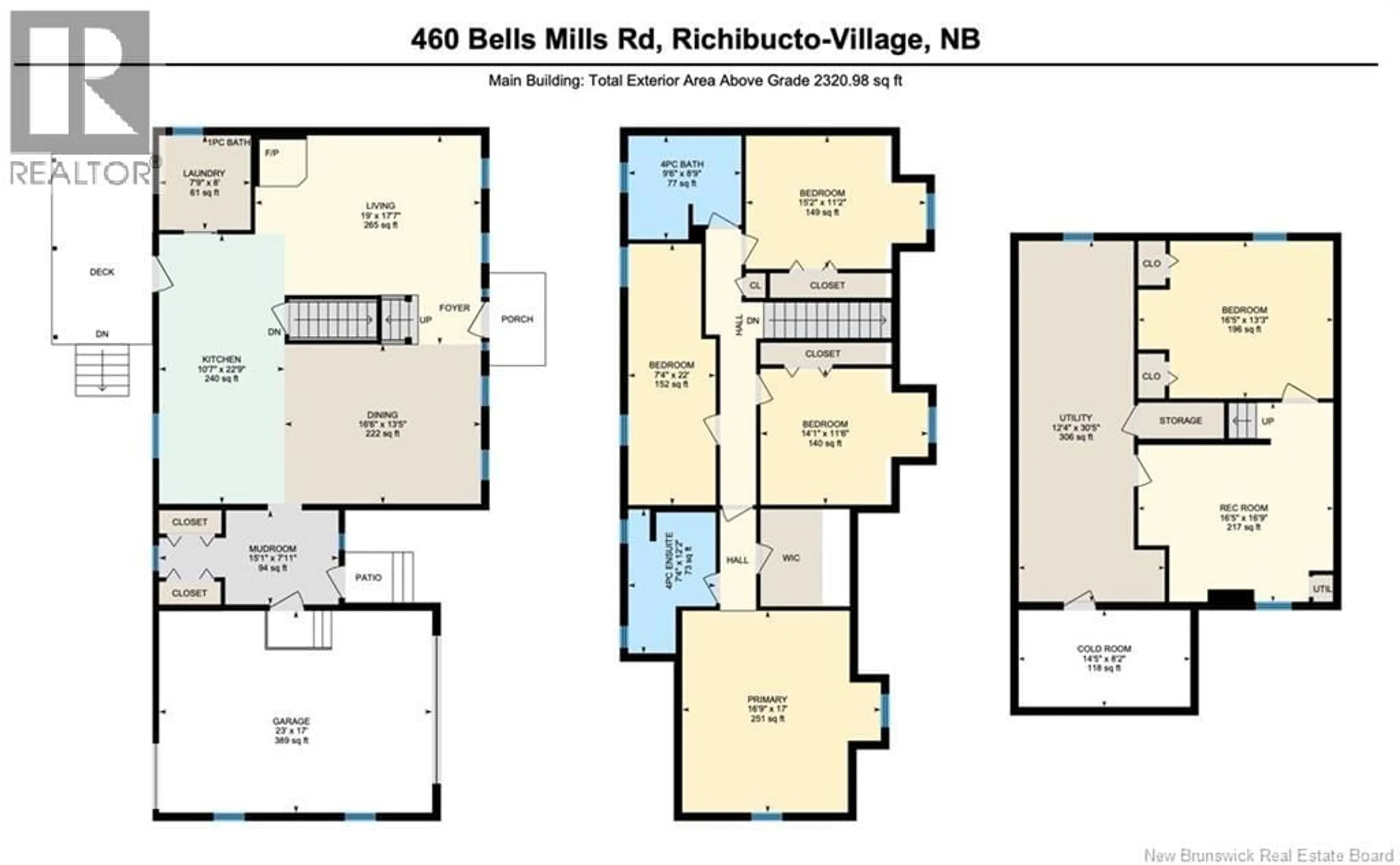 Floor plan for 460 BELLS MILLS, Richibouctou-Village New Brunswick E4W1C4