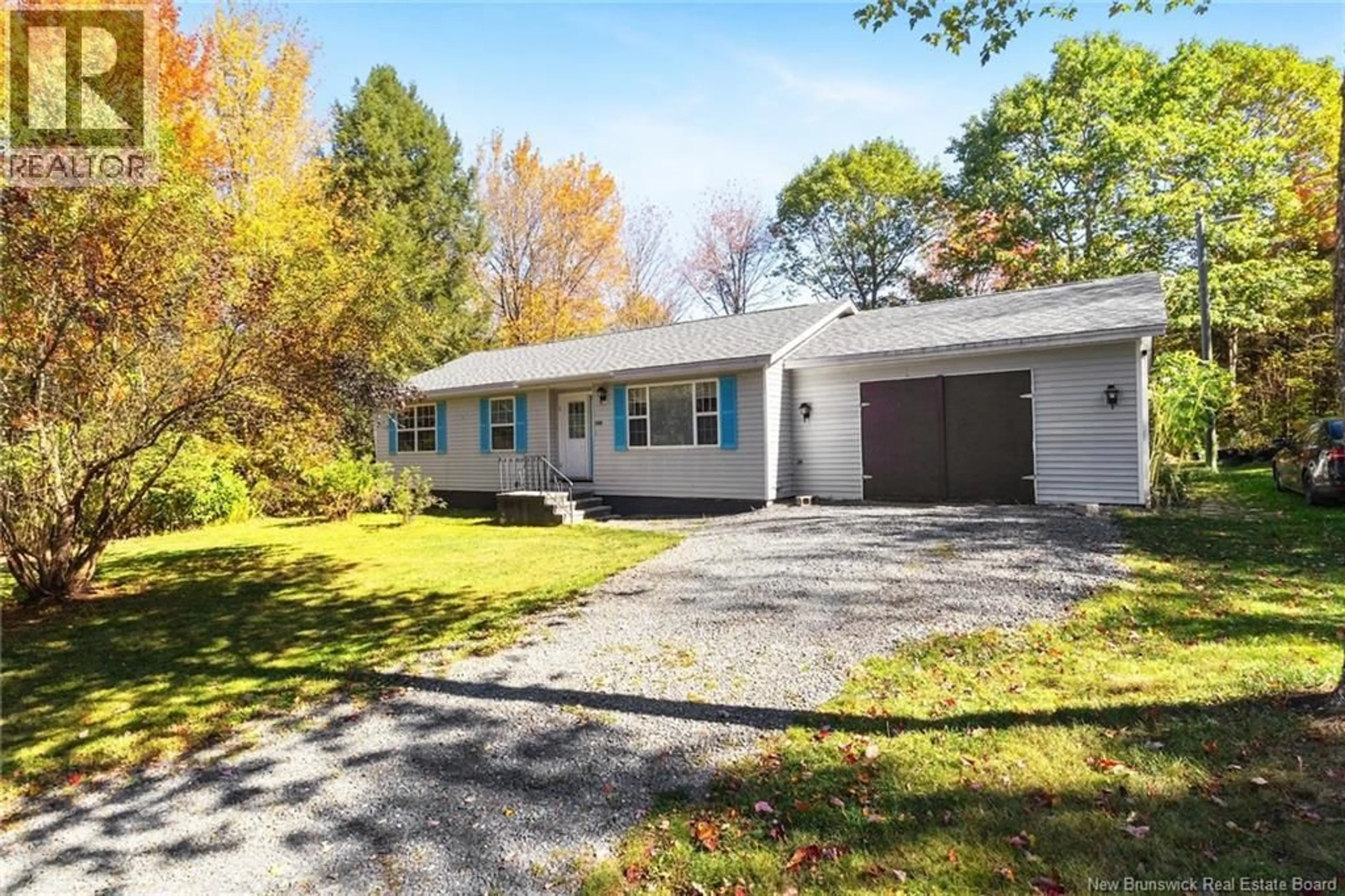 Home with vinyl exterior material, street for 444 ROUTE 628, Penniac New Brunswick E3A6X6